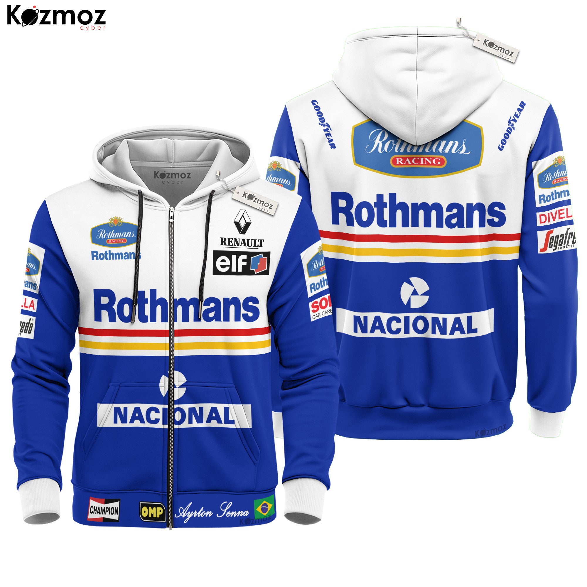 Magic Senna Racing Costume Rothmans 1994 Collection - Williams Renault Racing Team