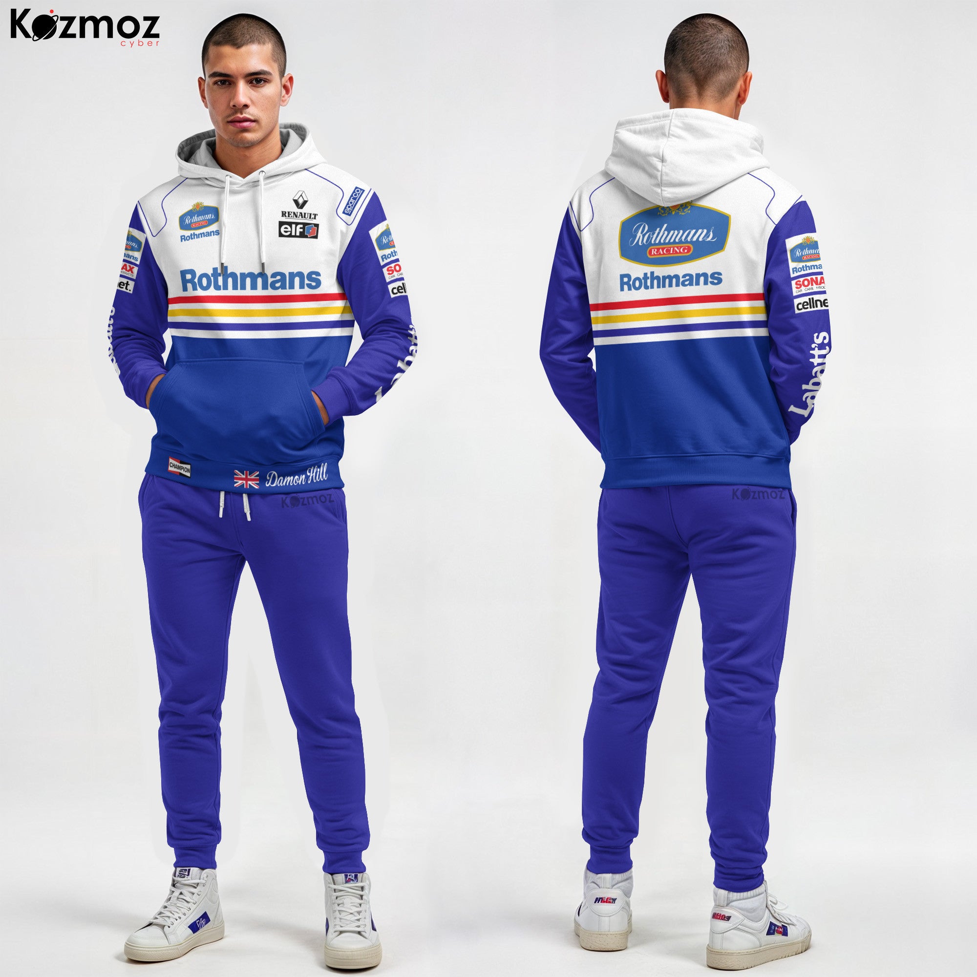 Damon Hill Racing Costume Rothmans Porsh 1984 Sandown 1000 Race Used Collection - Porsh Racing Team -