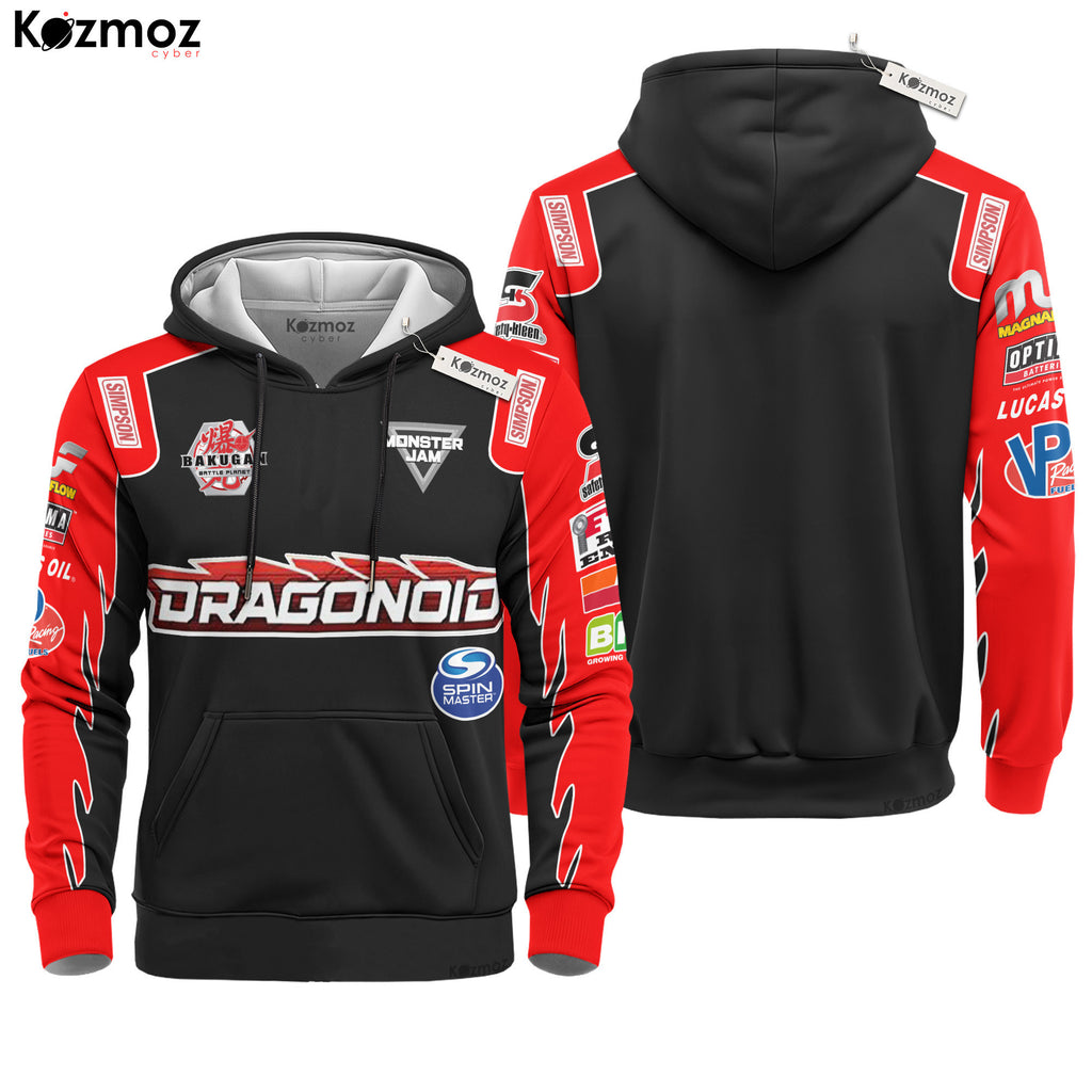 Bakugan Dragonoid Monster Truck Racing Costume Collection - Monster Jam Team -