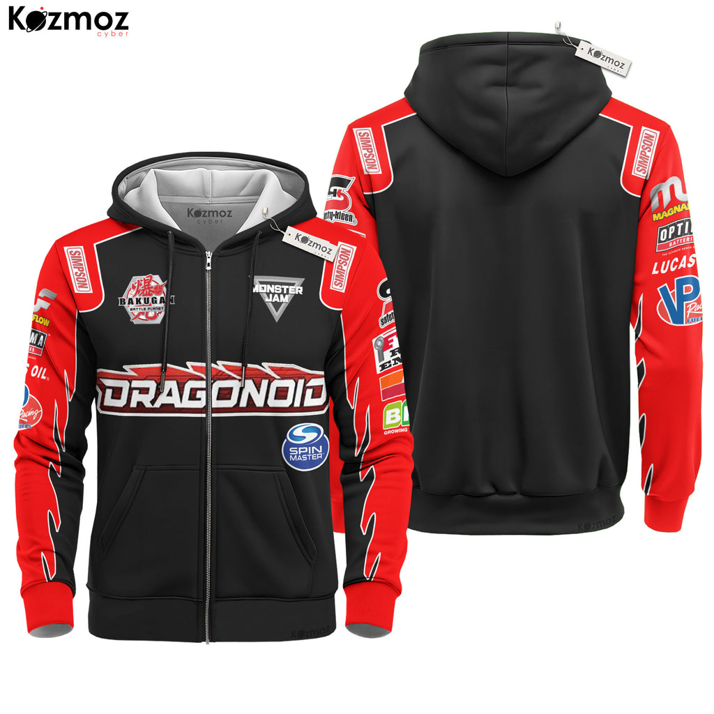 Bakugan Dragonoid Monster Truck Racing Costume Collection - Monster Jam Team -