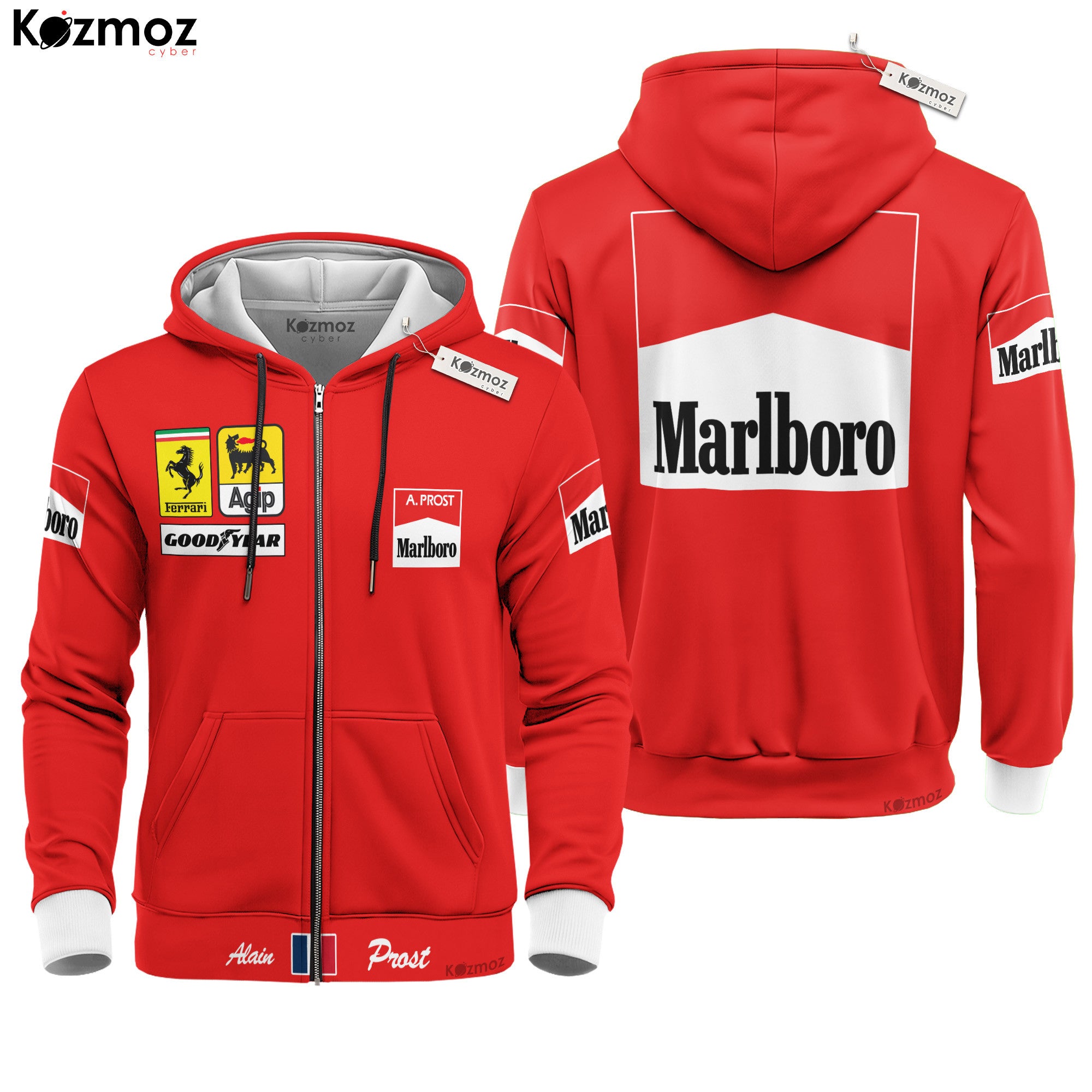 Alain Prost Monaco GP Racing Costume 1990 Collection - SF Team -