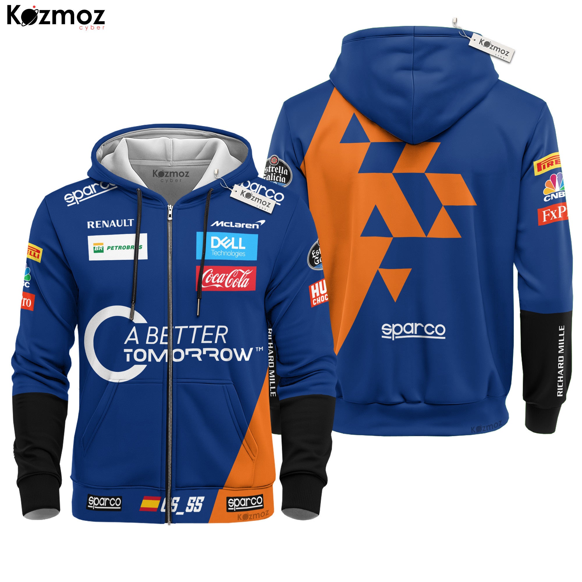 Carlos Sainz Jr Signed Racing Costume 2019 Chinese GP Collection - McLaren  Racing Team -