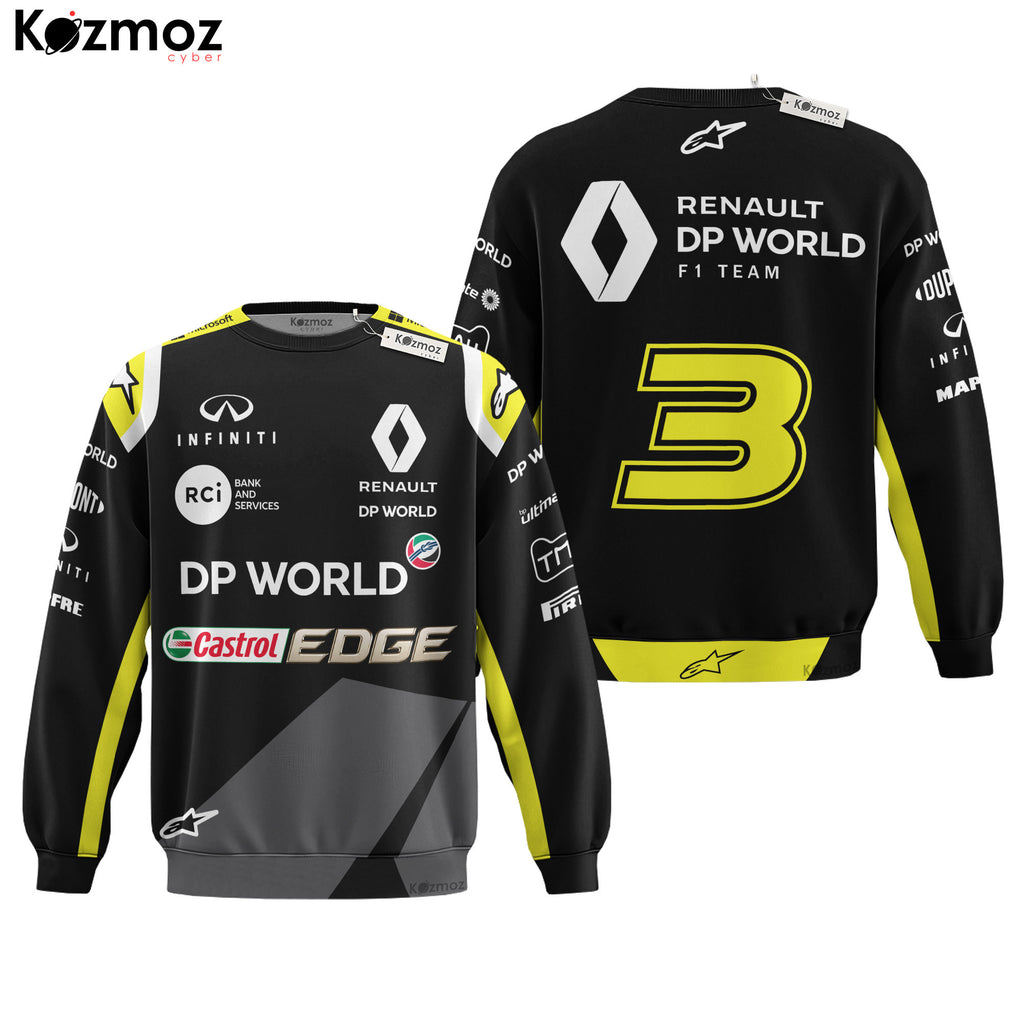 Daniel Ricciardo 2018 Renault DP World Race Suit Uniform - Racing Suit -