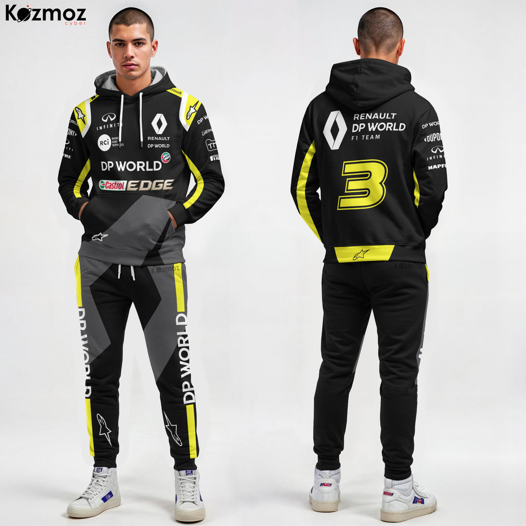 Daniel Ricciardo 2018 Renault DP World Race Suit Uniform - Racing Suit -