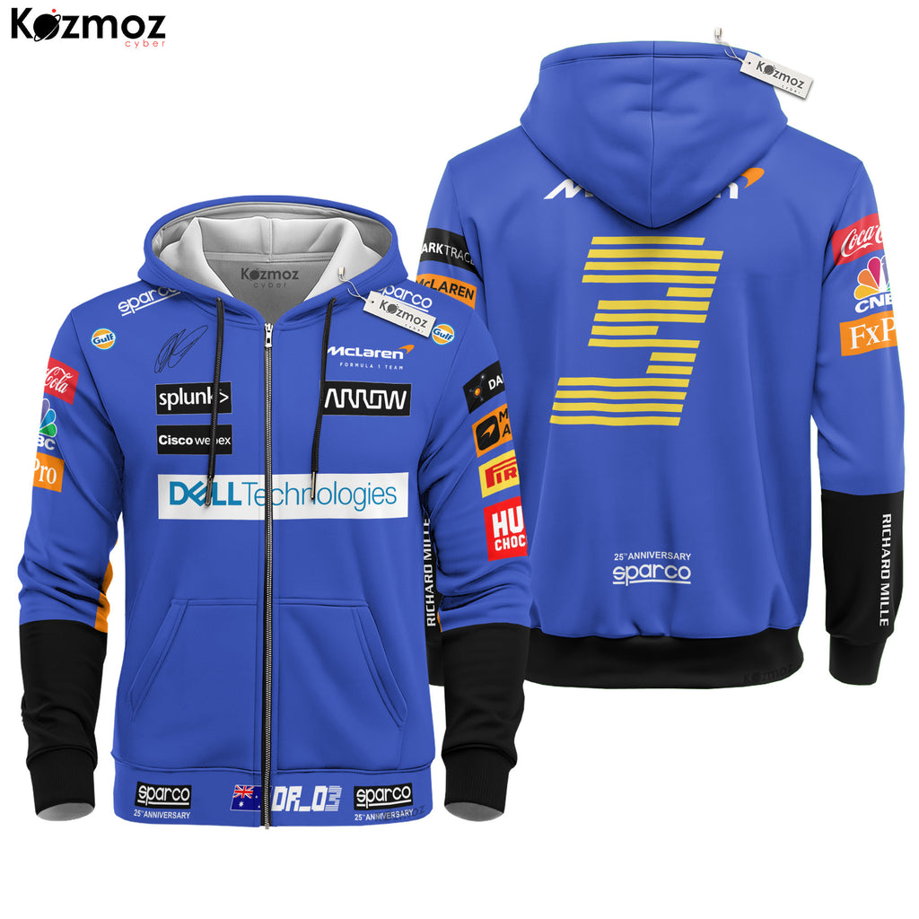 Daniel Ricciardo Racing Costume 2021 Collection - McLaren  Racing Team -