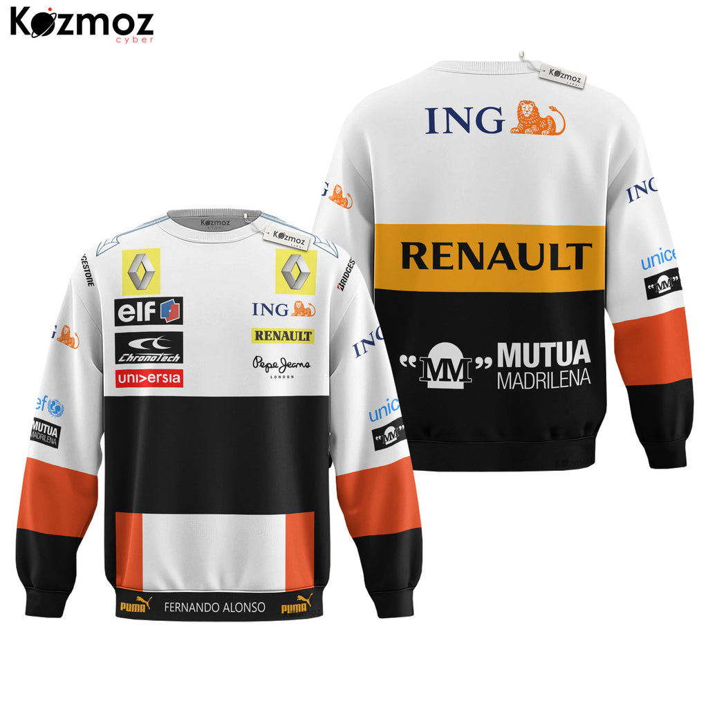 Fernando Alonso Racing Costume 2008 Collection - SF  Racing Team -