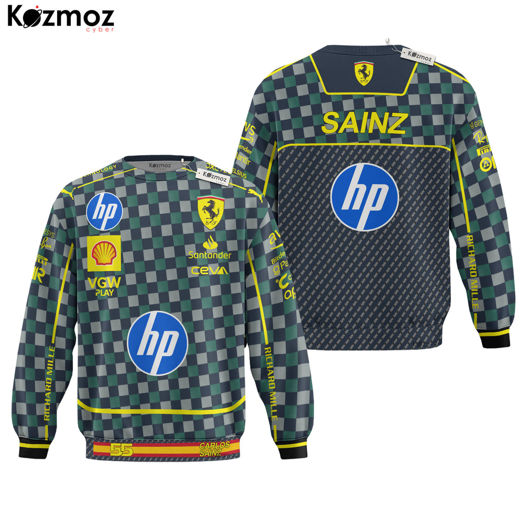 Carlos Sainz Racing Costume Carbon-Fibre Italian Grand Prix Collection - SF  Racing Team -
