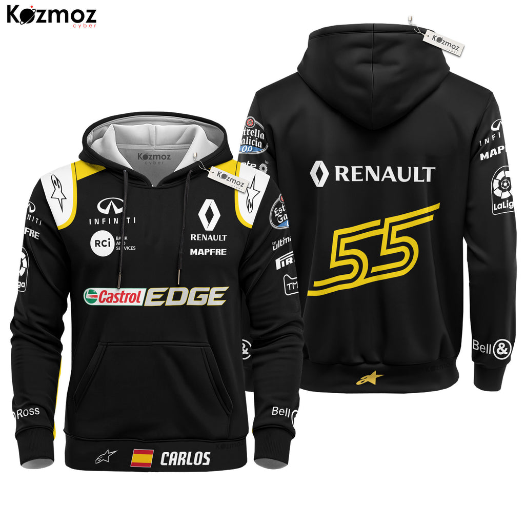 Carlos Sainz Racing Costume Castrol Edge 2018 Collection - Renault  Racing Team -