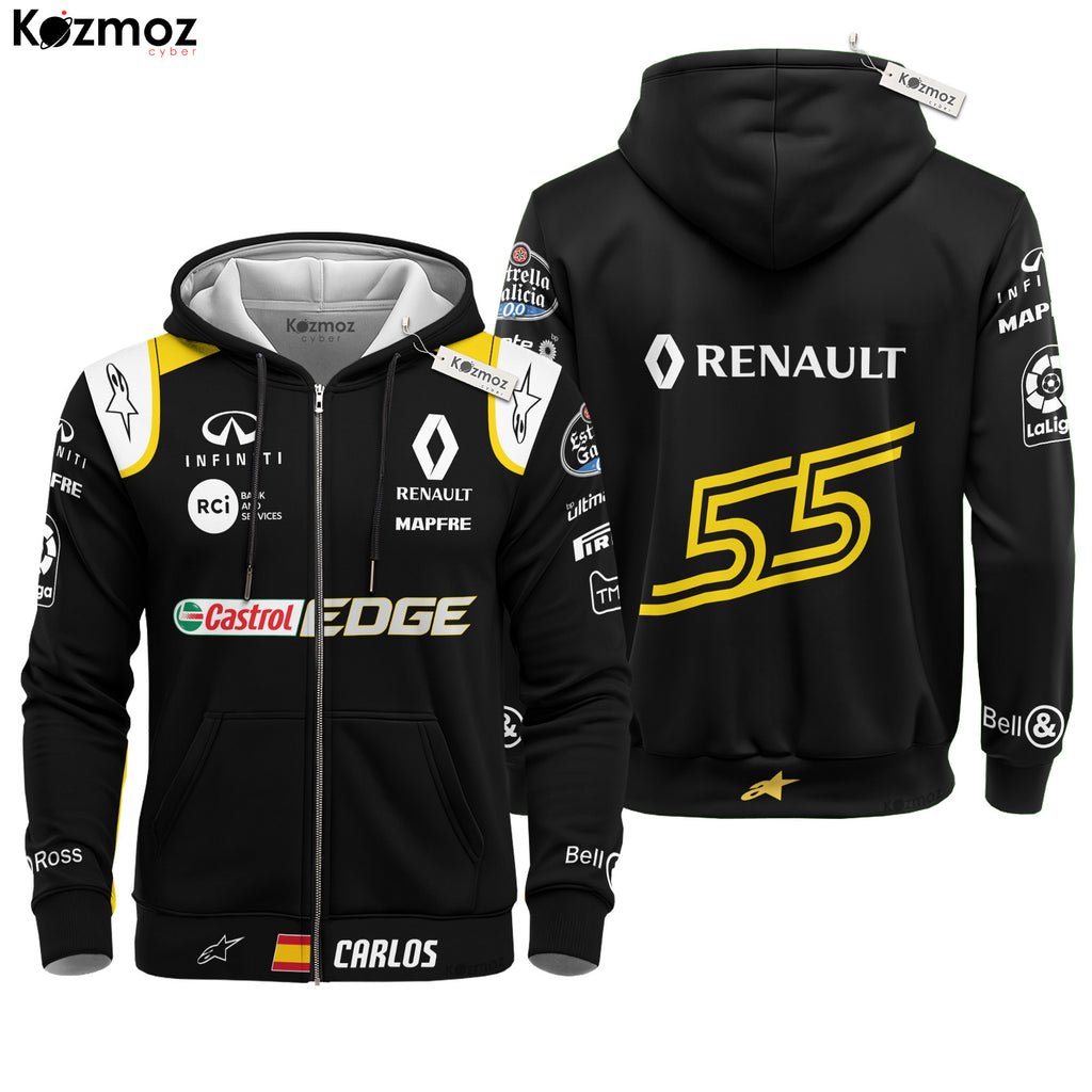 Carlos Sainz Racing Costume Castrol Edge 2018 Collection - Renault  Racing Team -