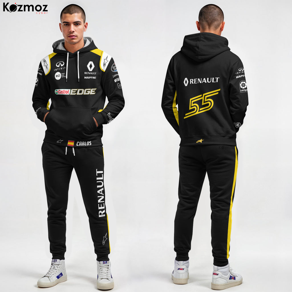 Carlos Sainz Racing Costume Castrol Edge 2018 Collection - Renault  Racing Team -