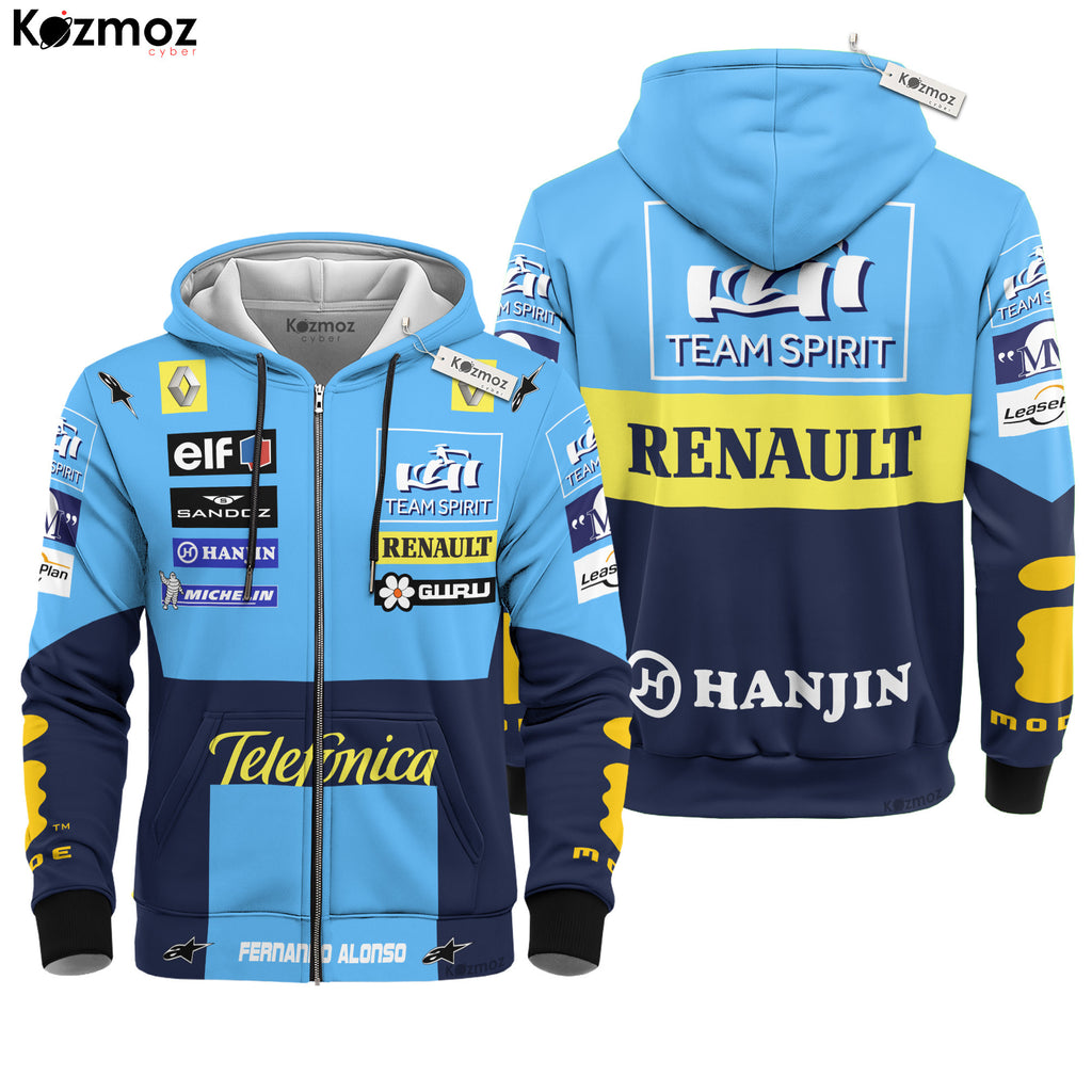 Fernando Alonso Racing Costume 2005 Collection - Used Mild Seven Racing Team -