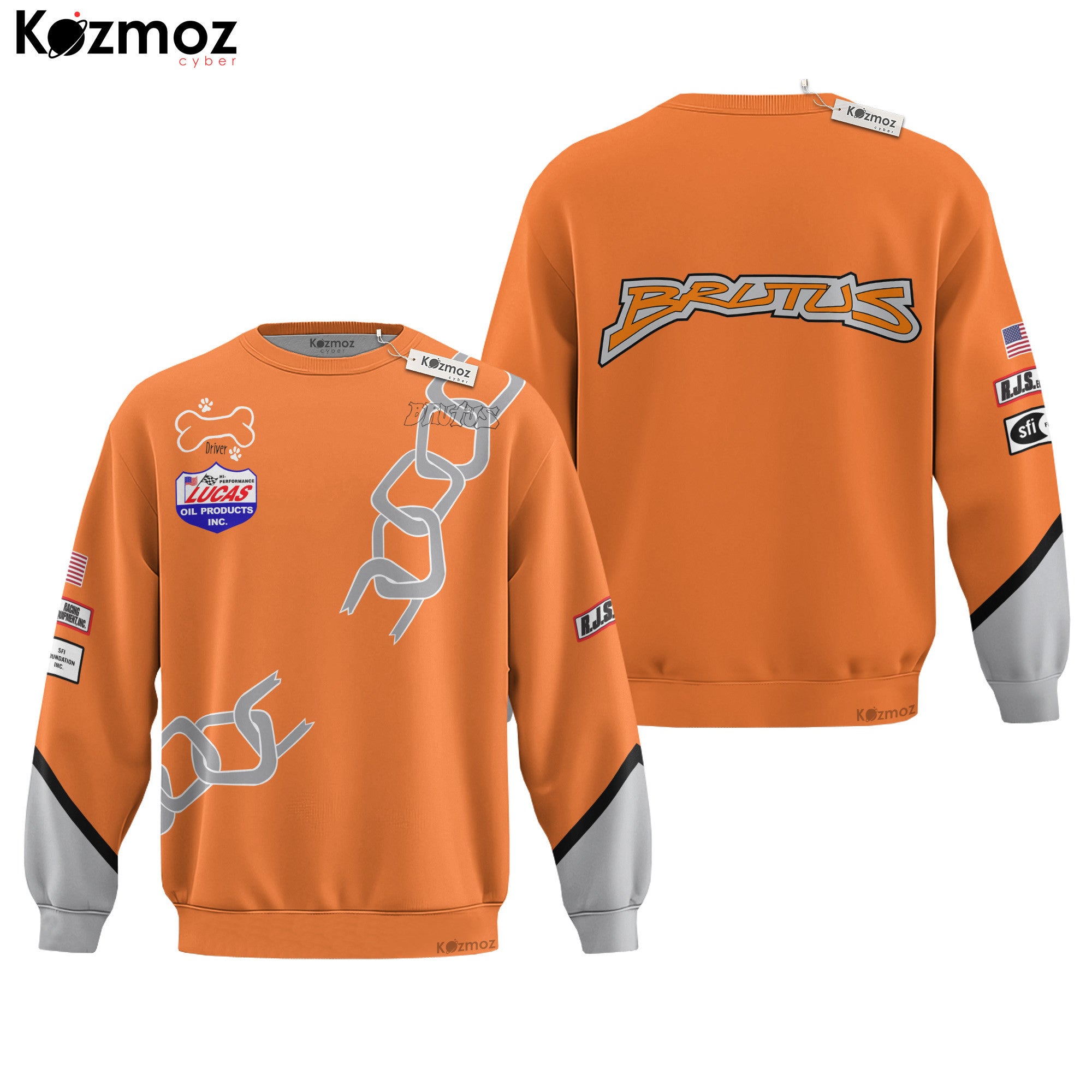 Brutus Monster Truck Racing Costume Collection - Monster Jam Racing Team -