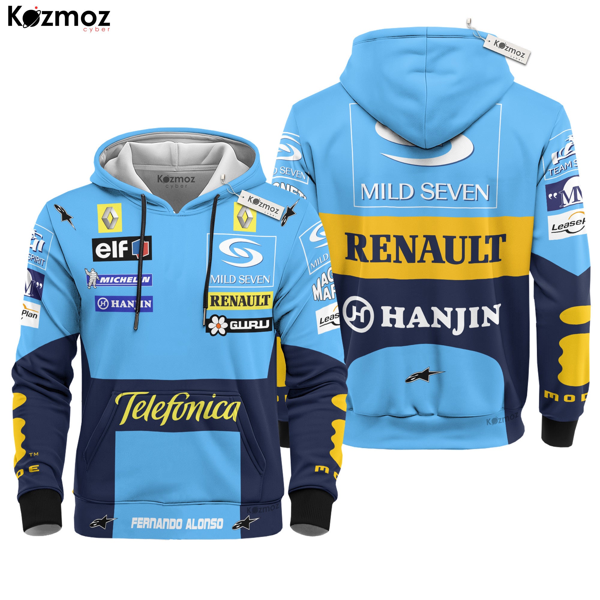 Fernando Alonso Racing Costume 2004 Collection - Renault Racing Team -