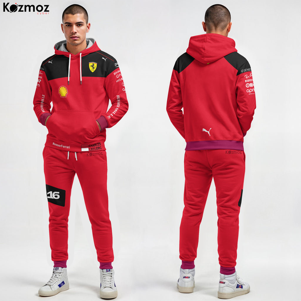 Charles Leclerc Racing Costume 2023 Collection - SF Racing Team -