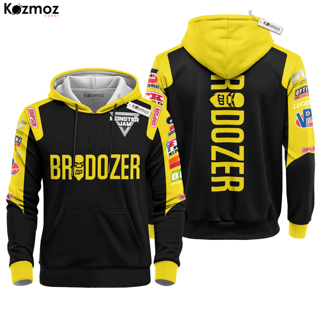 Diesel Power BroDozer Monster Truck Racing Costume Collection - Monster Jam Racing Team -