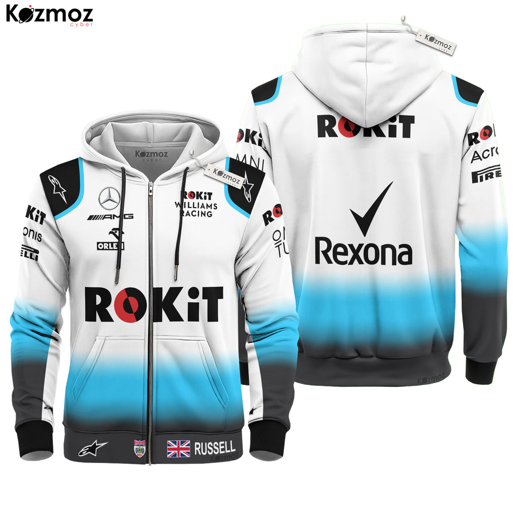 George Russell Racing Costume 2019 Promo Shoot Collection - Williams Racing Team -
