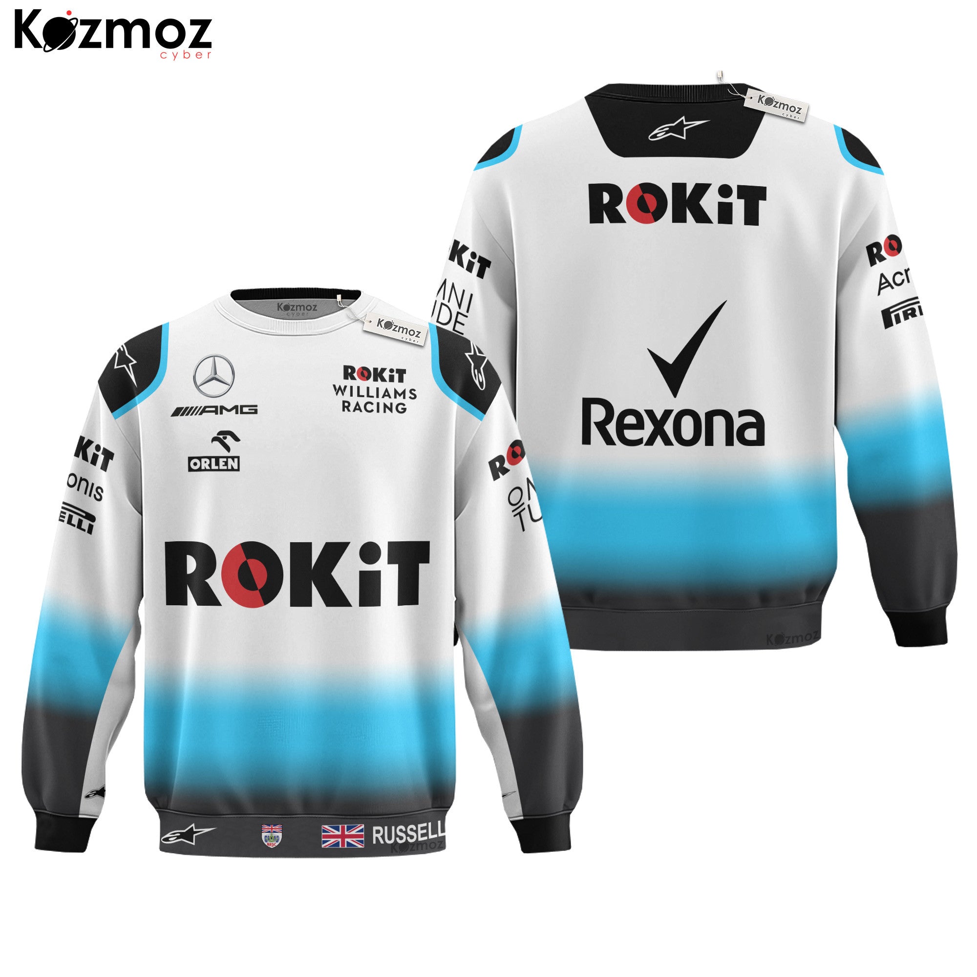 George Russell Racing Costume 2019 Promo Shoot Collection - Williams Racing Team -