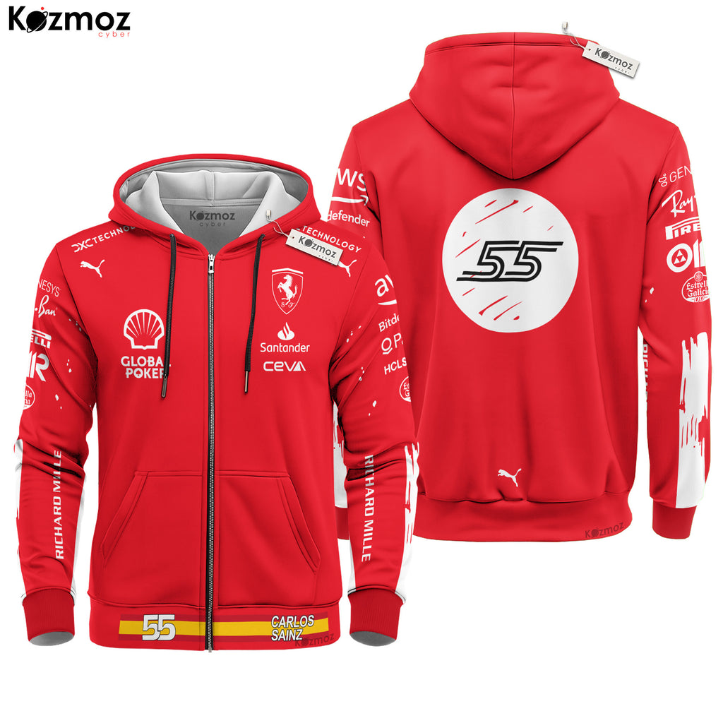 Carlos Sainz Signed Racing Costume 2023 Las Vegas GP Collection - SF  Racing Team