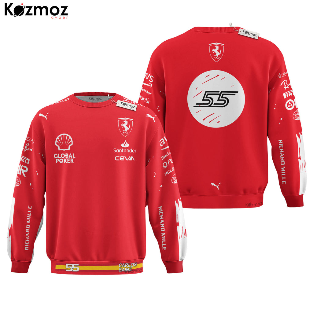 Carlos Sainz Signed Racing Costume 2023 Las Vegas GP Collection - SF  Racing Team