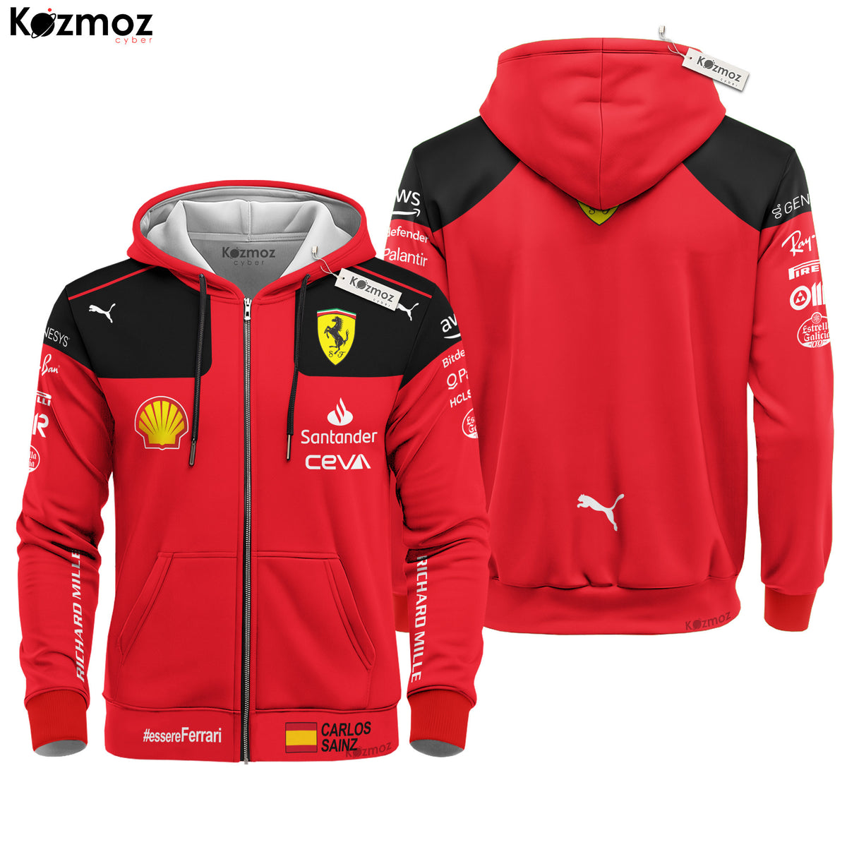 Carlos Sainz Racing Costume 2023 Collection - SF  Racing Team -