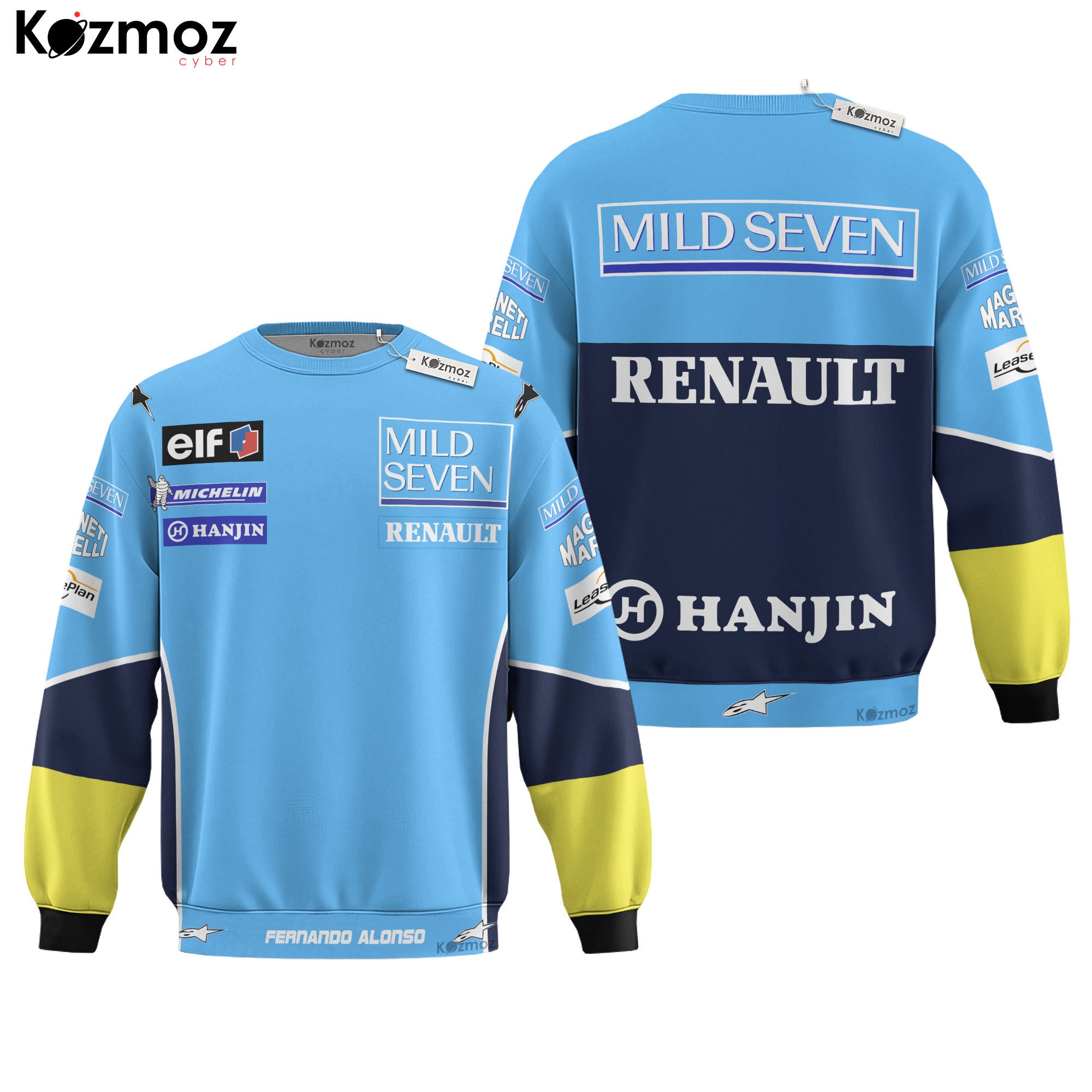 Fernando Alonso Racing Costume 2003 Collection - Used Mild Seven  Racing Team