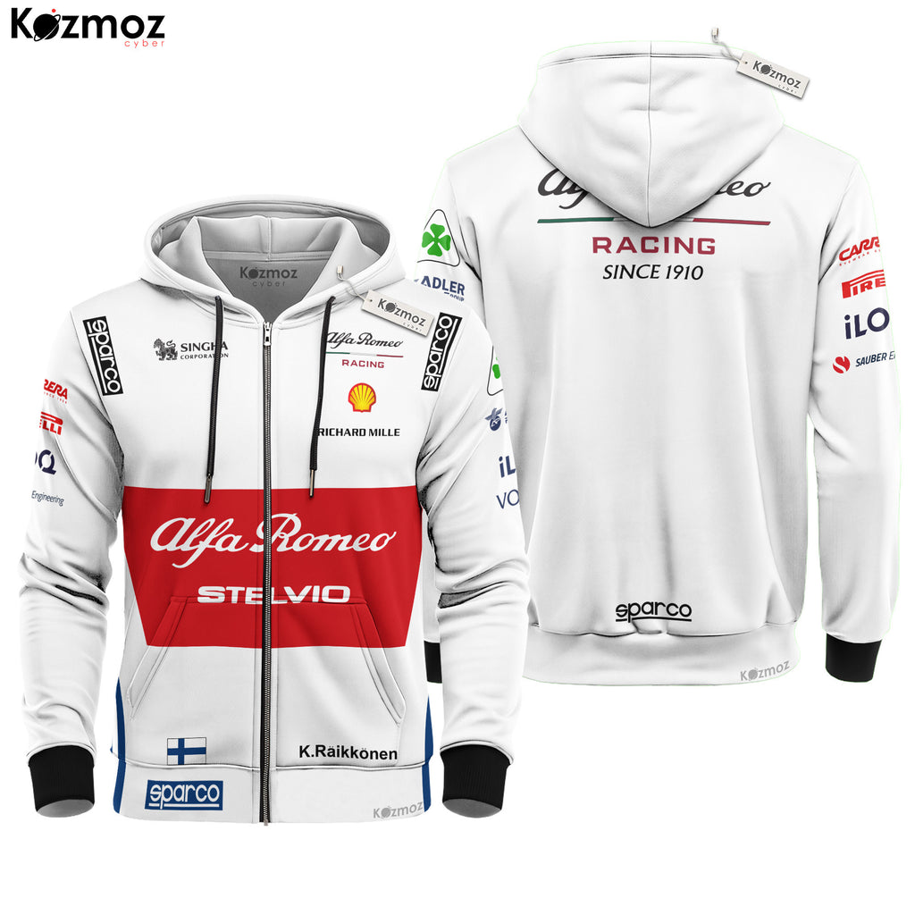 Kimi Raikkonen Racing Costume 2019 Azerbaijan Collection - Alfa Romeo Racing Team