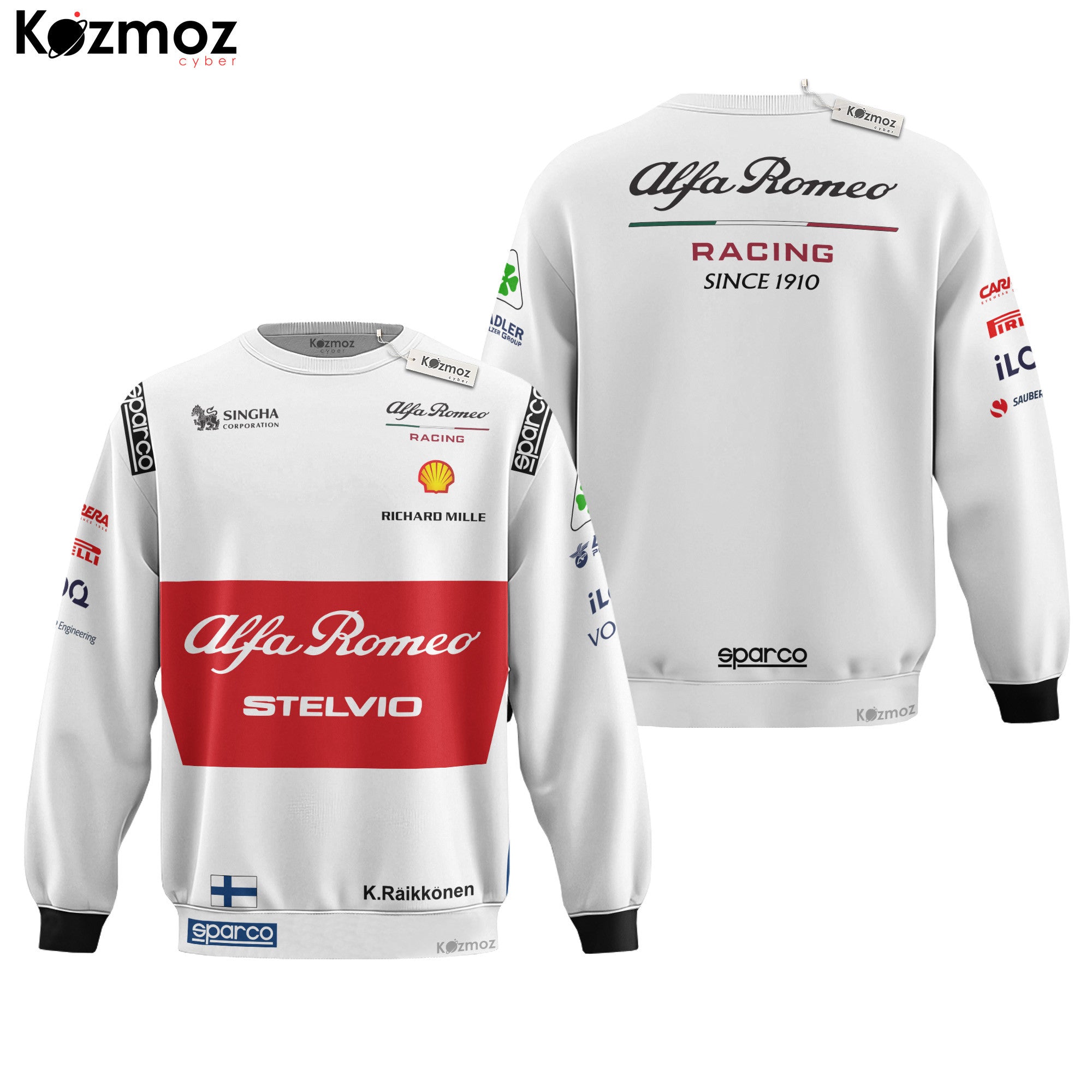 Kimi Raikkonen Racing Costume 2019 Azerbaijan Collection - Alfa Romeo Racing Team
