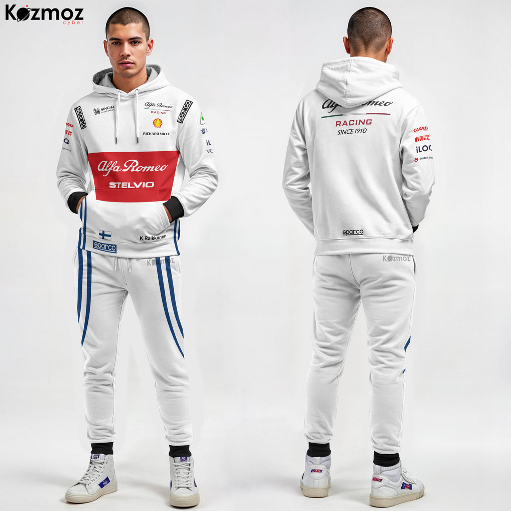 Kimi Raikkonen Racing Costume 2019 Azerbaijan Collection - Alfa Romeo Racing Team