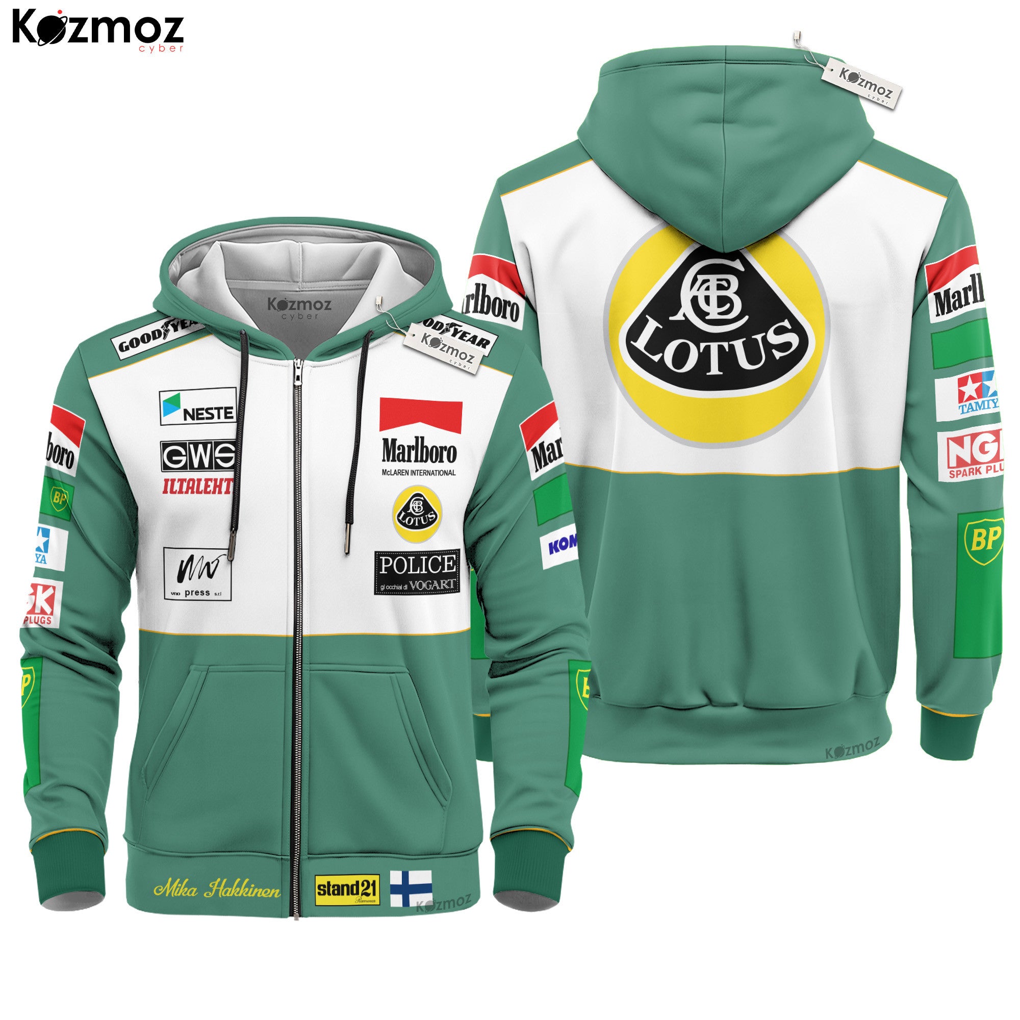 Mika Hakkinen Racing Costume Marlboro 1991 Collection - Lotus  Racing Team
