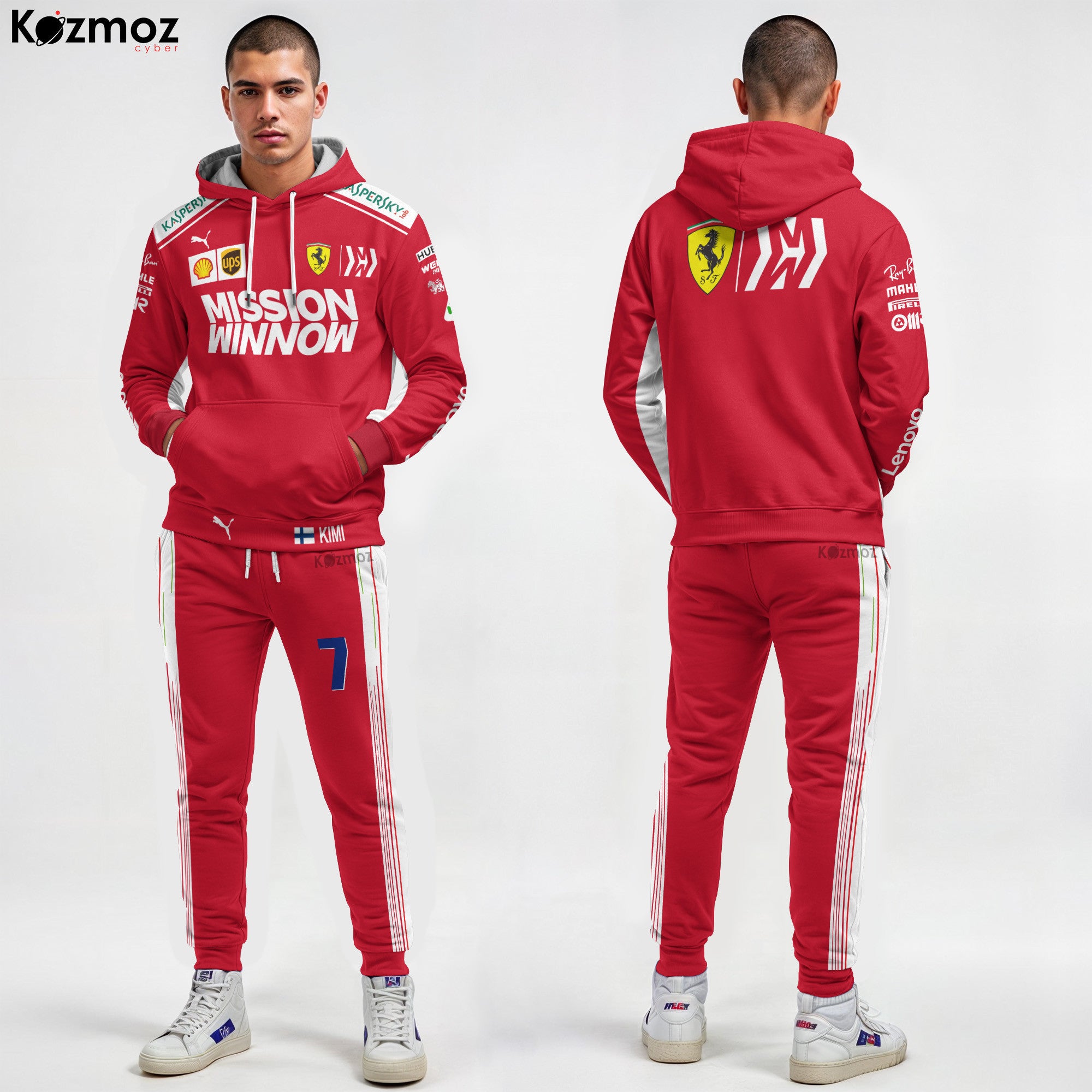 Kimi Raikkonen Racing Costume 2018 Collection - SF  Racing Team -