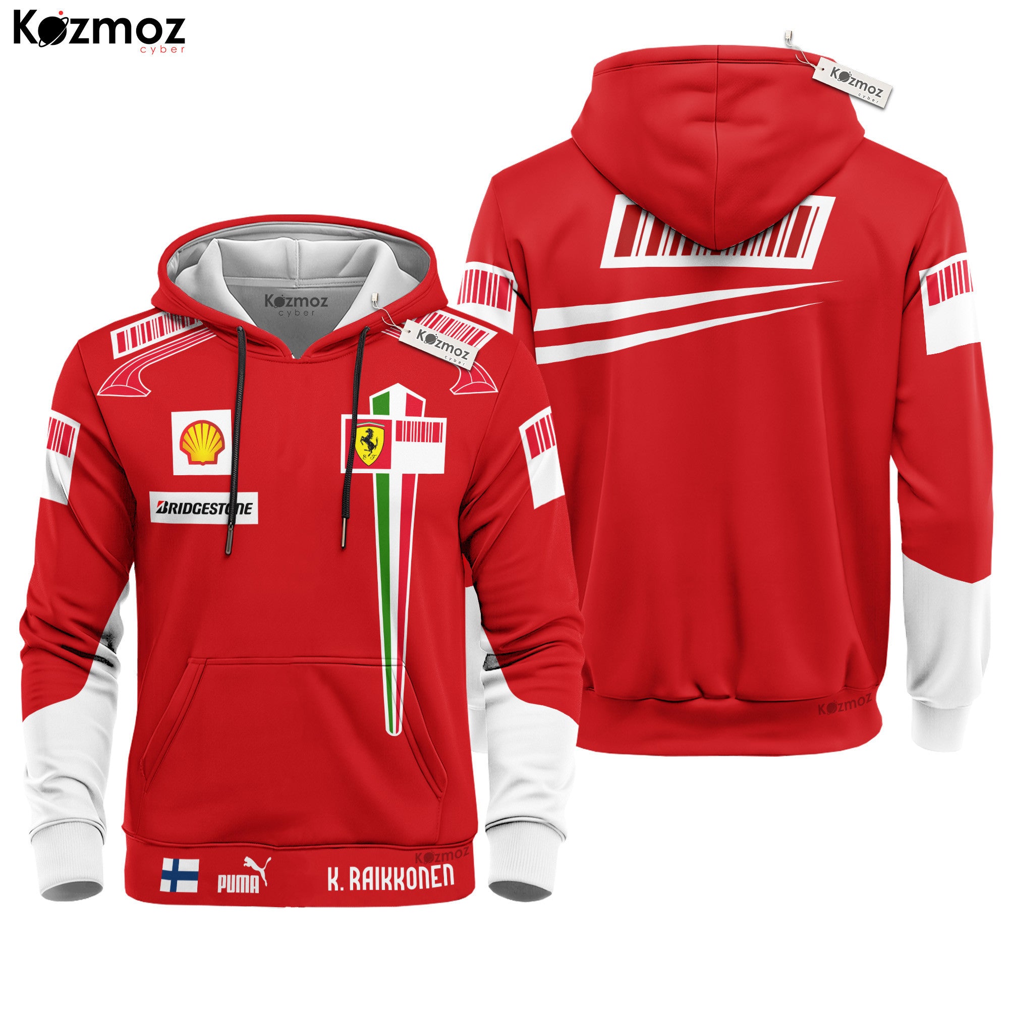 Kimi Raikkonen Racing Costume 2007 Original Collection - SF Racing Team -