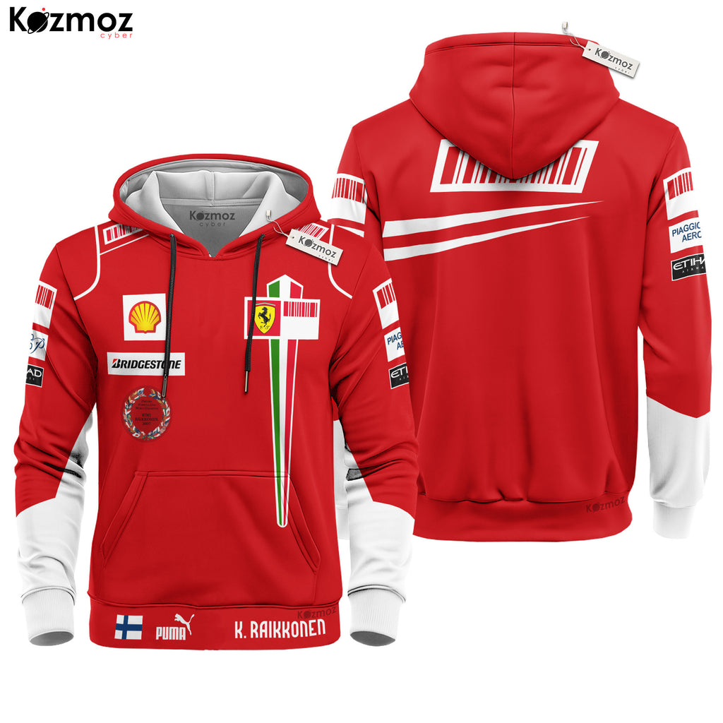Kimi Raikkonen Racing Costume 2008 Collection Racing Team -
