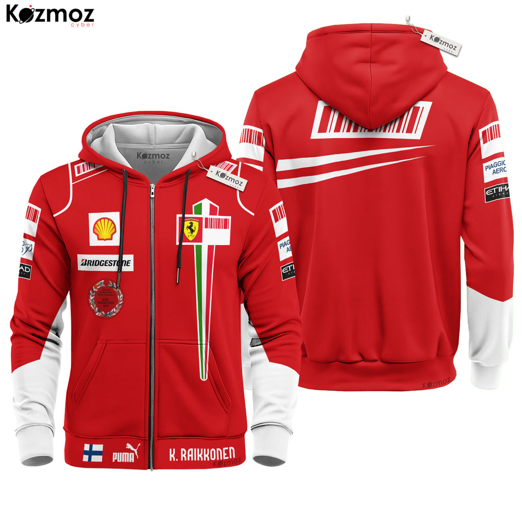 Kimi Raikkonen Racing Costume 2008 Collection Racing Team -