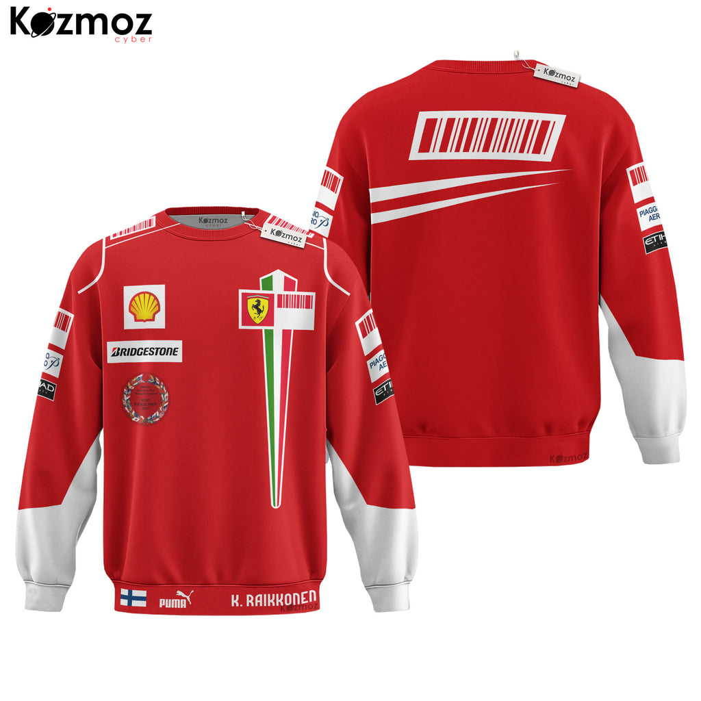 Kimi Raikkonen Racing Costume 2008 Collection Racing Team -
