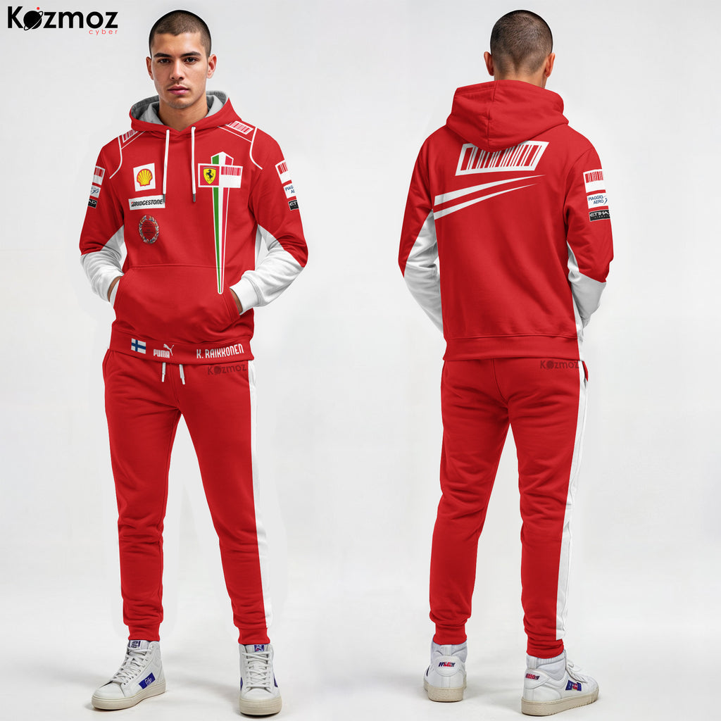 Kimi Raikkonen Racing Costume 2008 Collection Racing Team -