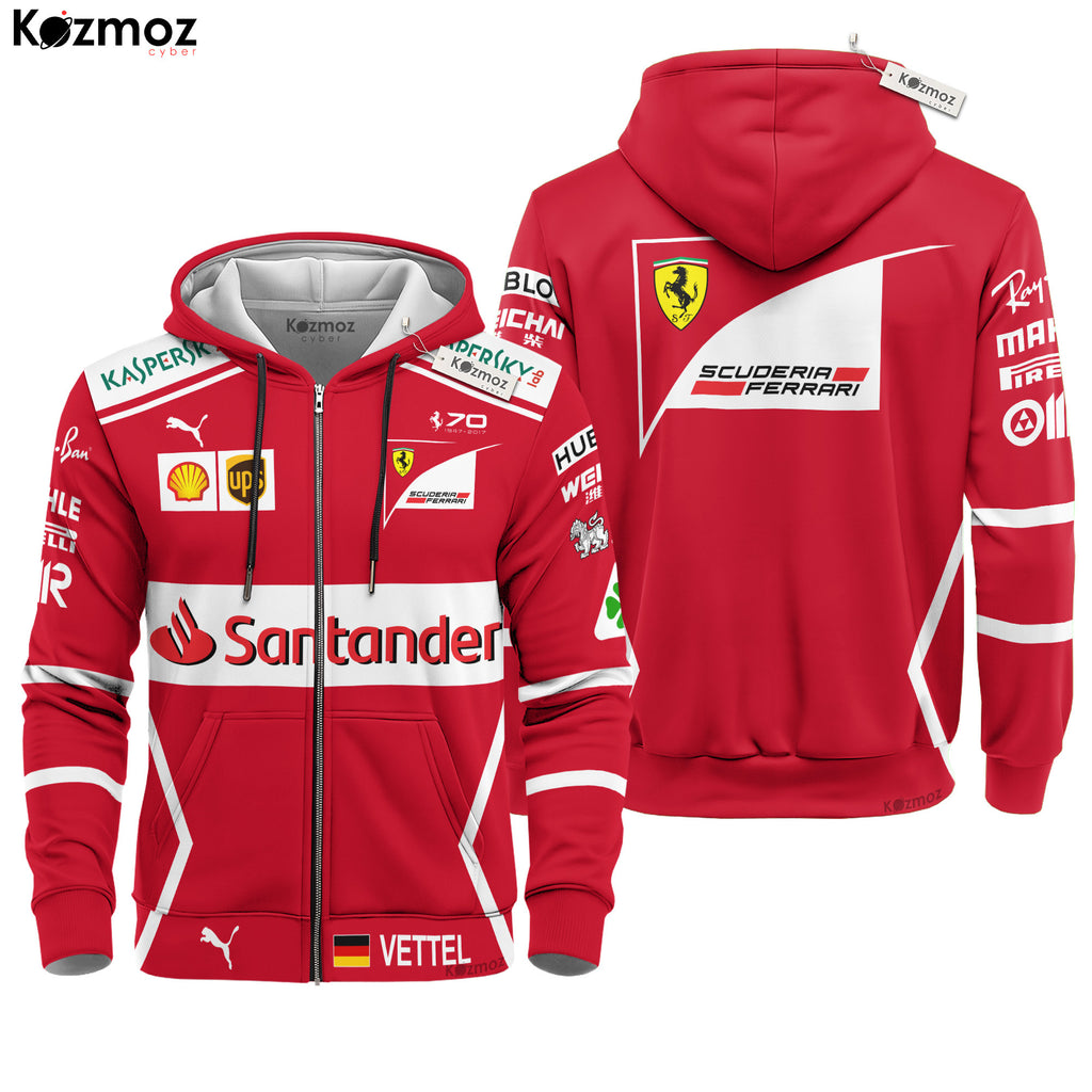 Sebastian Vettel Racing Costume 2017 Collection SF Racing Team -