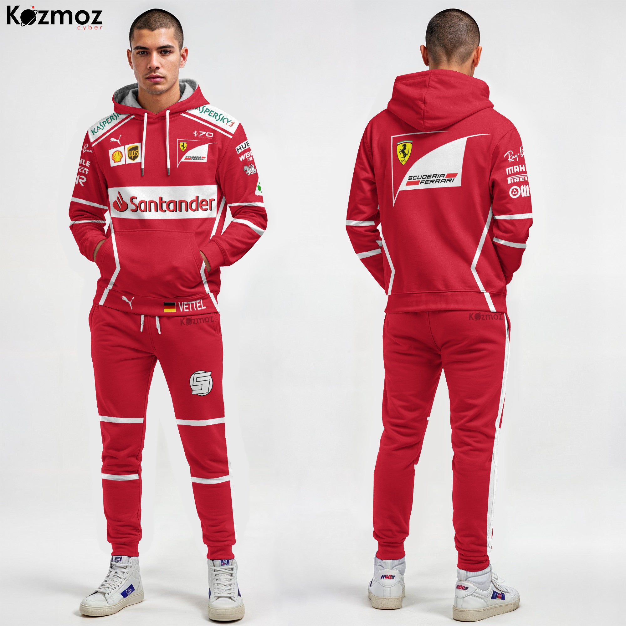 Sebastian Vettel Racing Costume 2017 Collection SF Racing Team -