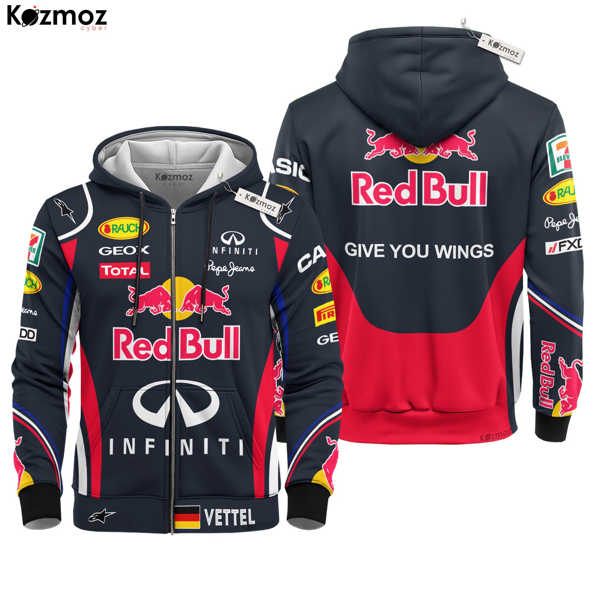Sebastian Vettel Racing Costume 2011 Collection Red Bull Racing Racing Team -