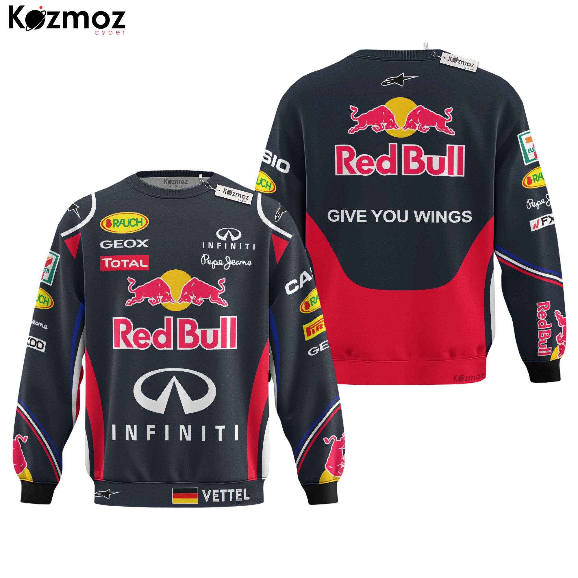 Sebastian Vettel Racing Costume 2011 Collection Red Bull Racing Racing Team -
