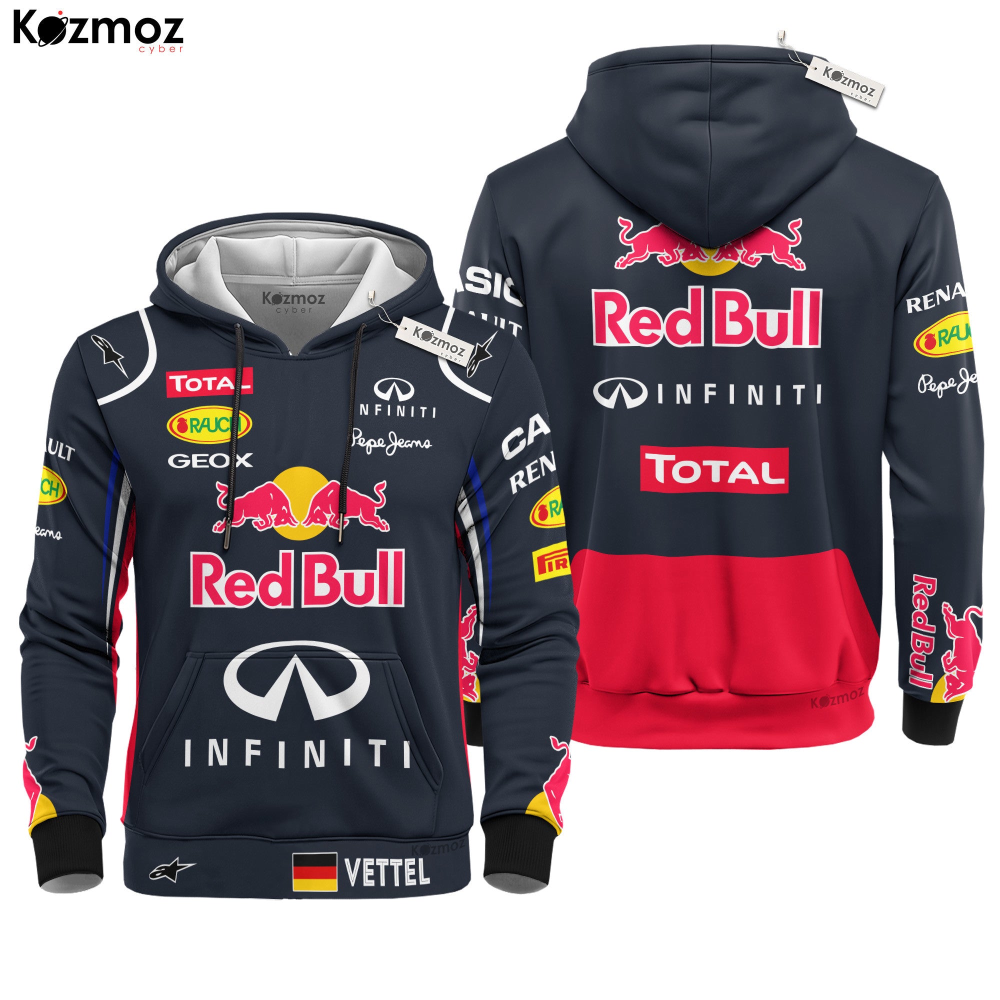 Sebastian Vettel Racing Costume 2012 Collection Red Bull Racing Racing Team -