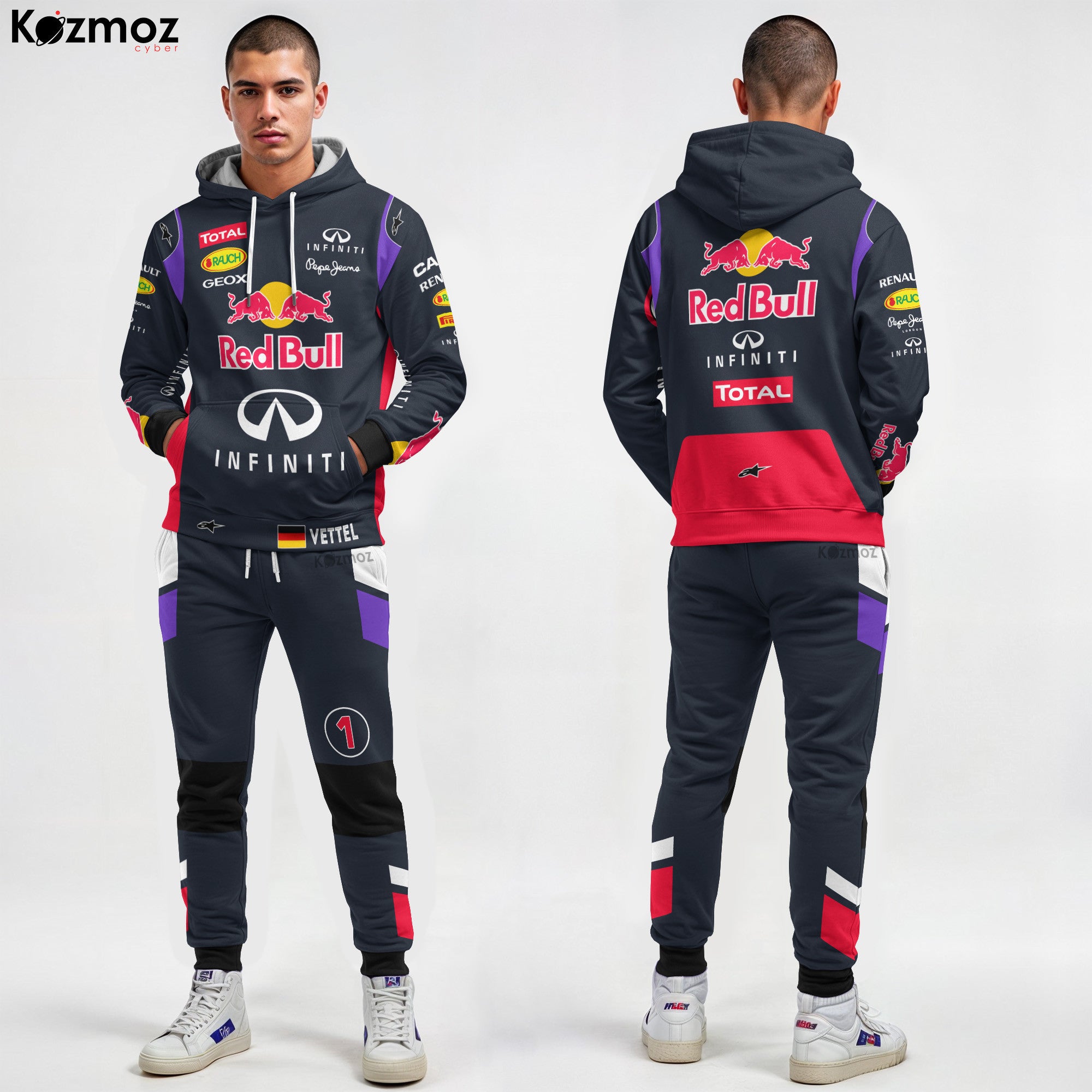 Sebastian Vettel Racing Costume 2014 Collection Red Bull Racing Racing Team -