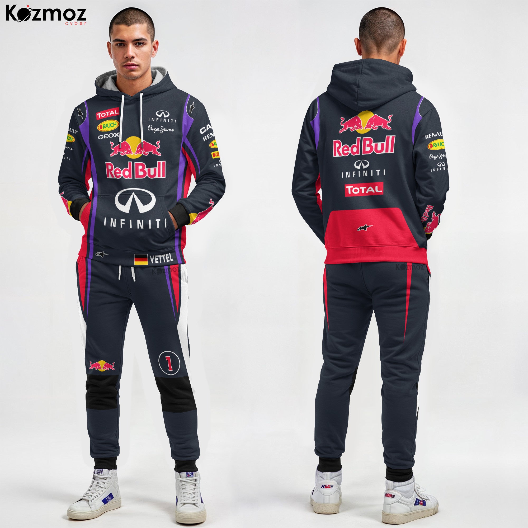 Sebastian Vettel Racing Costume 2013 Collection Red Bull Racing Racing Team -