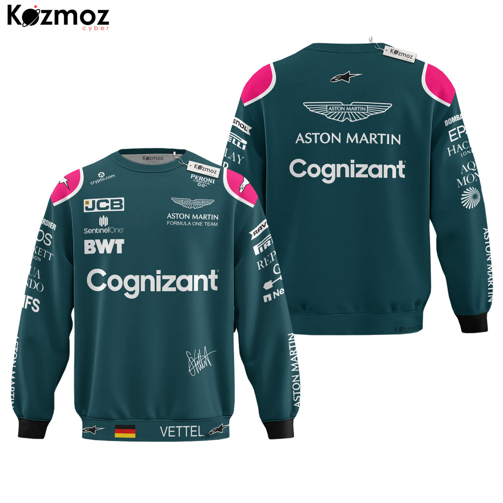 Sebastian Vettel Racing Costume 2021 Collection Aston Martin  Racing Team -