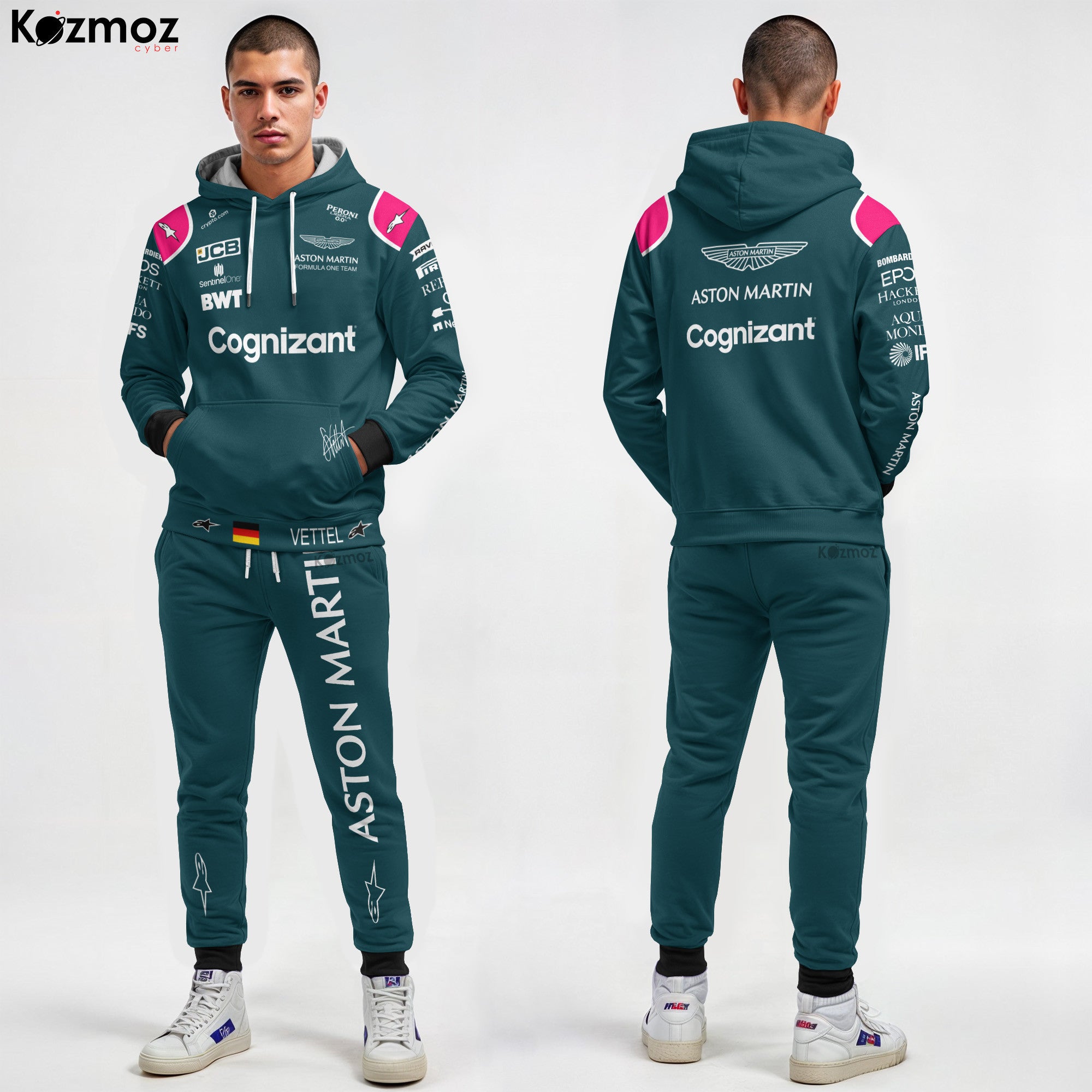 Sebastian Vettel Racing Costume 2021 Collection Aston Martin  Racing Team -