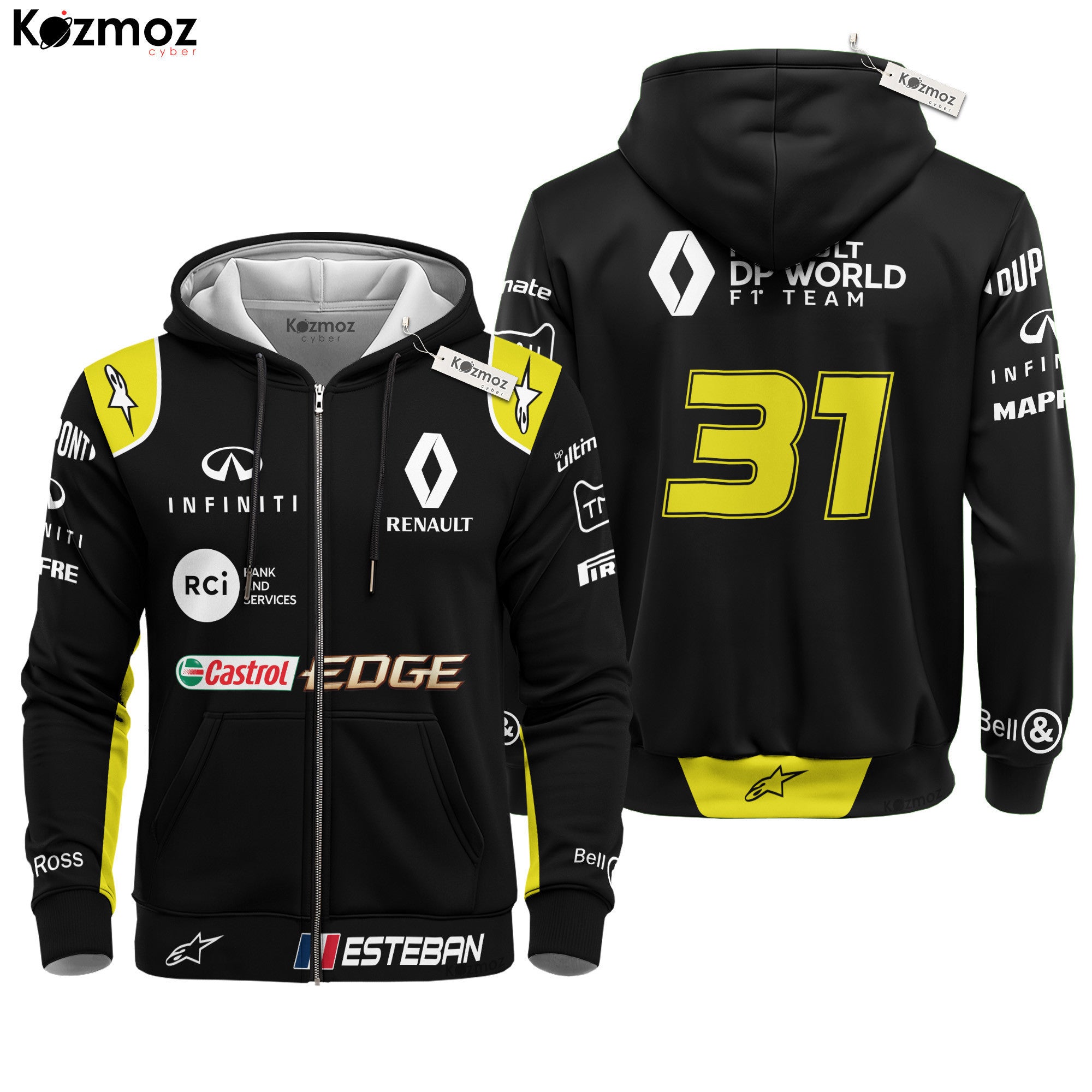 Esteban Ocon Racing Costume 2020 Renault  Racing Team -