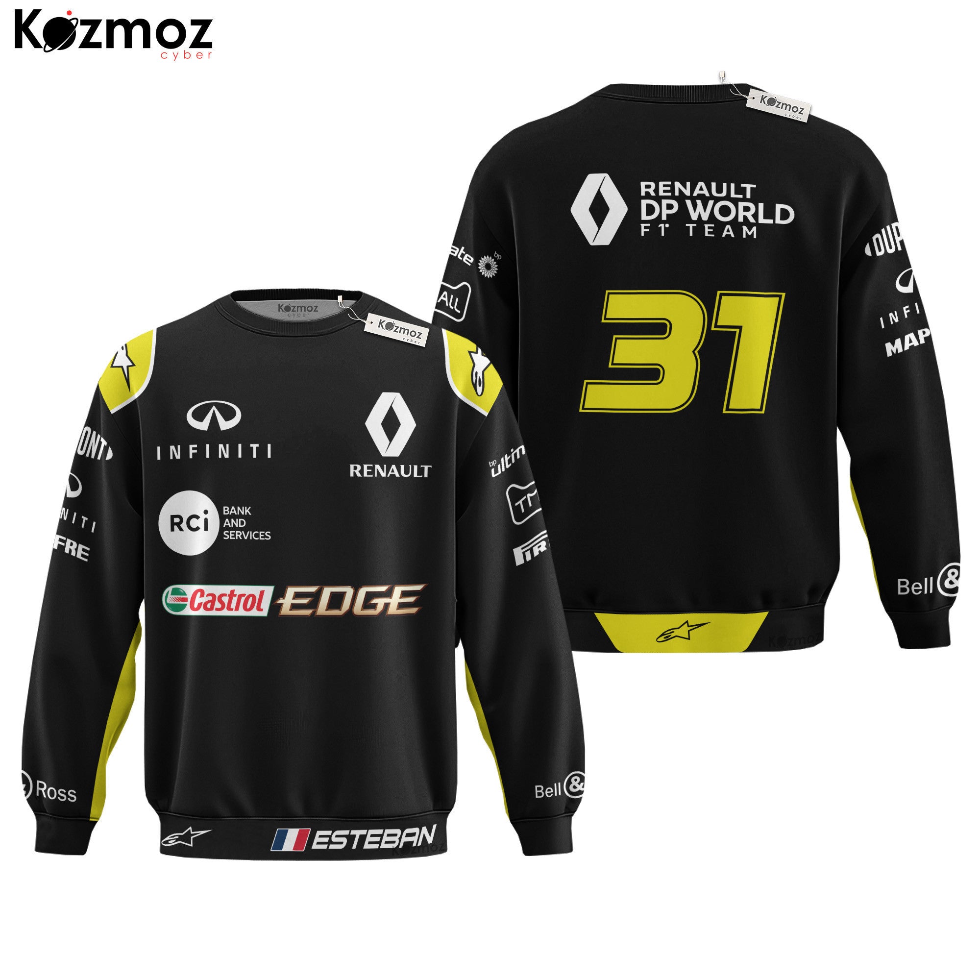 Esteban Ocon Racing Costume 2020 Renault  Racing Team -