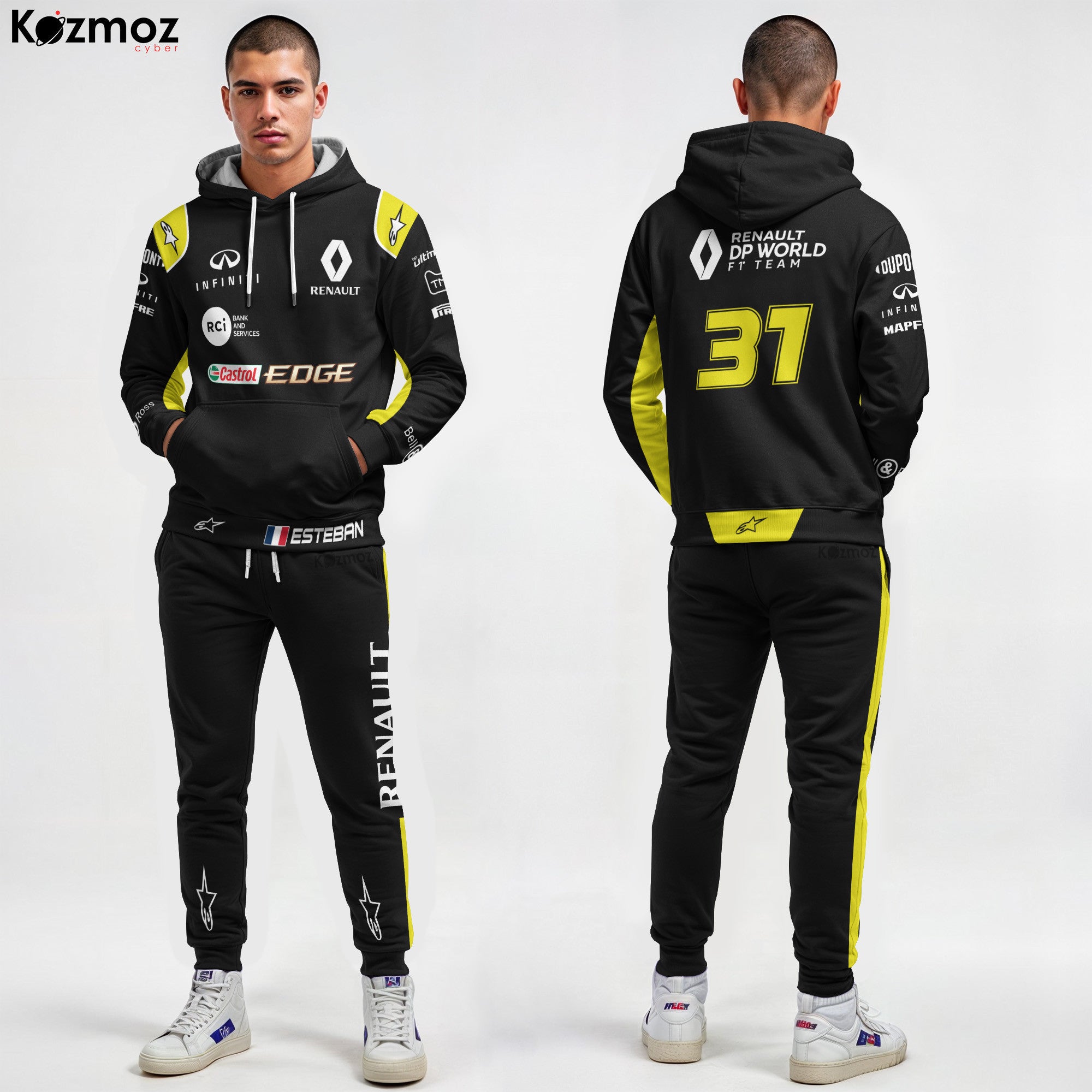 Esteban Ocon Racing Costume 2020 Renault  Racing Team -