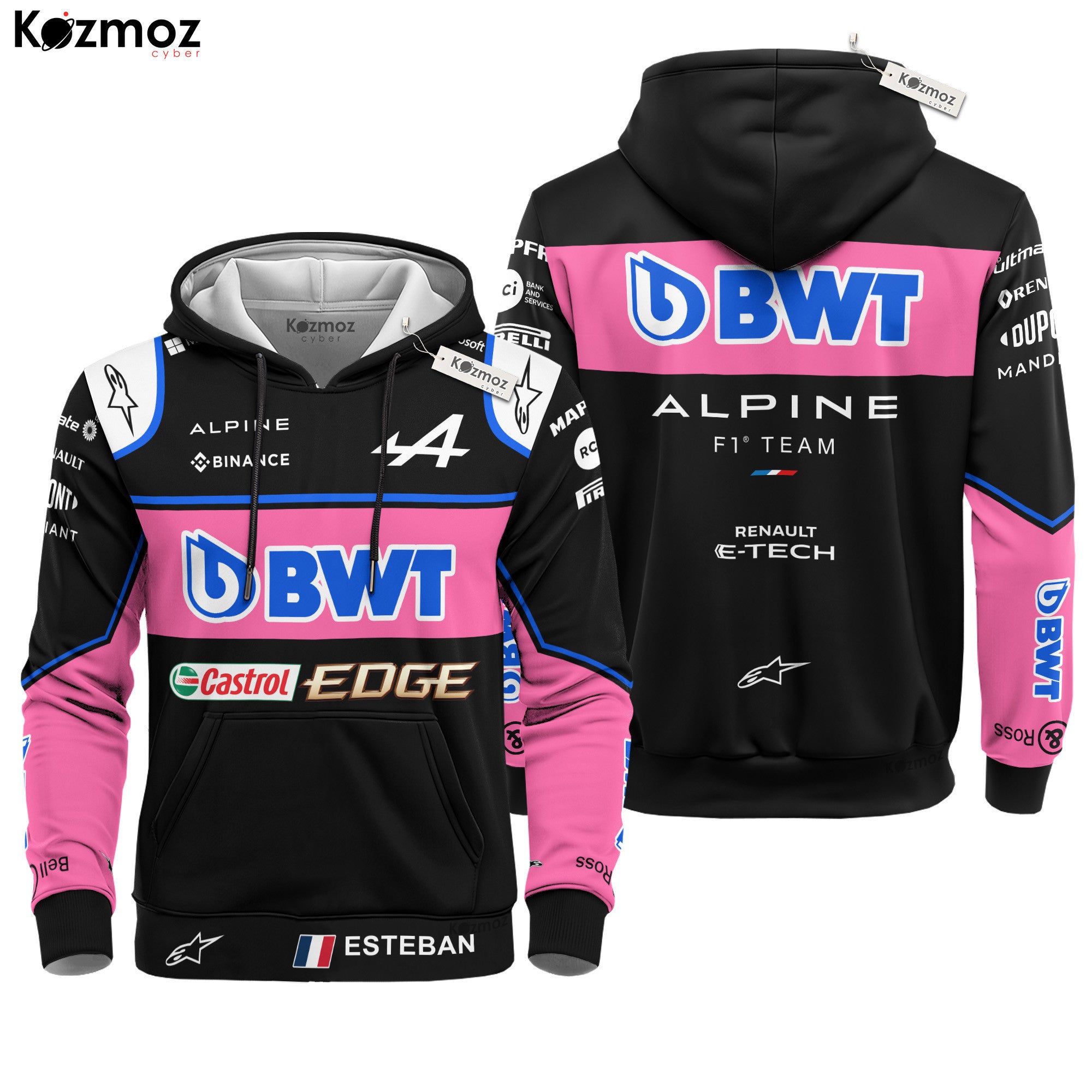 Esteban Ocon Racing Costume 2022 British GP Alpine  Racing Team -