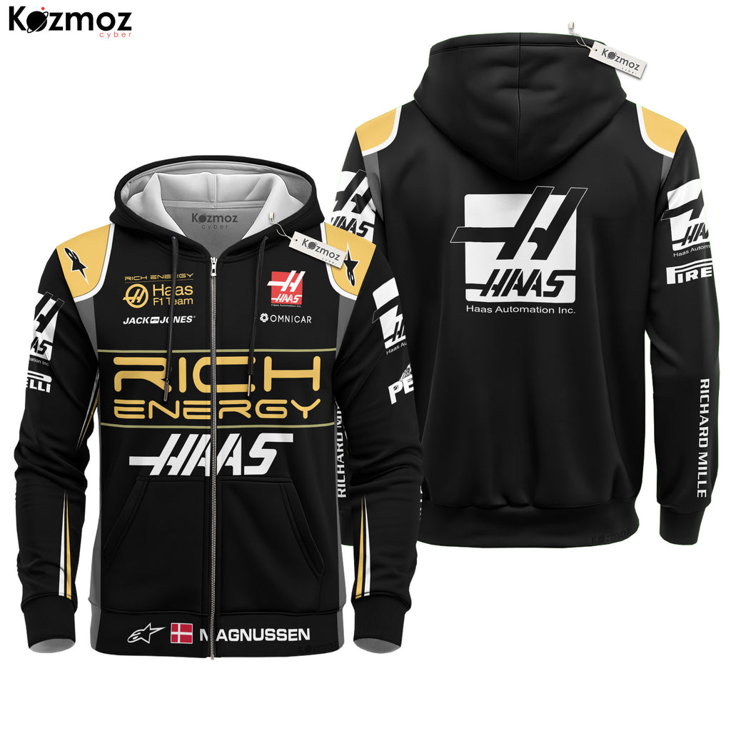 Kevin Magnussen Racing Costume 2019 Haas Brazilian GP Race Uniform -