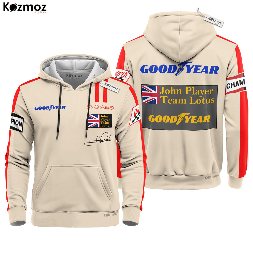 Mario Andretti Racing Costume 1976 Signed Race Used Lotus Racing Team -